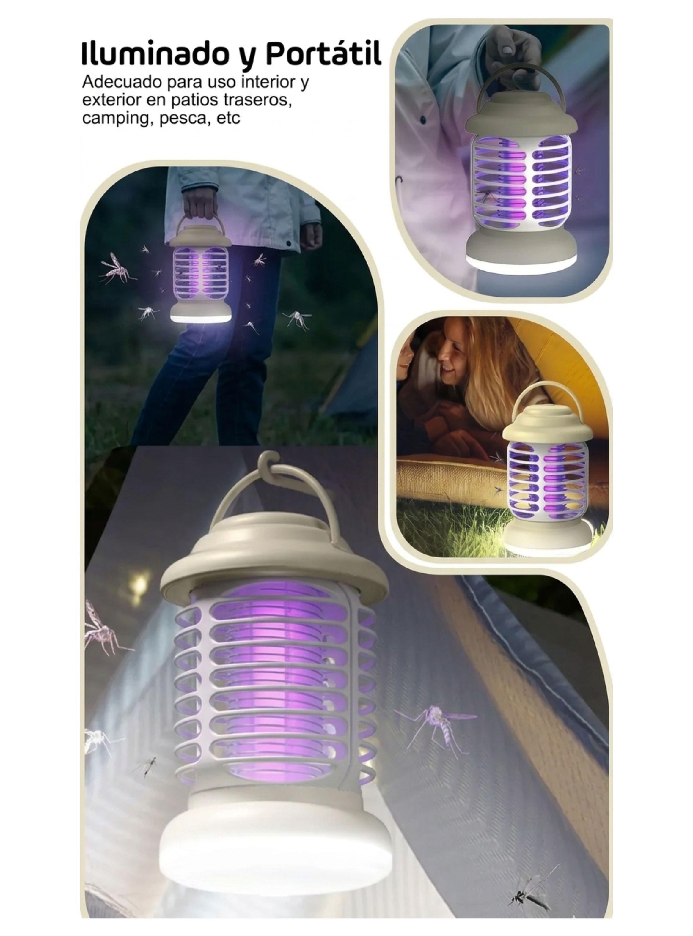 Lámpara Mata Mosquitos Recargable Usb Portátil-4