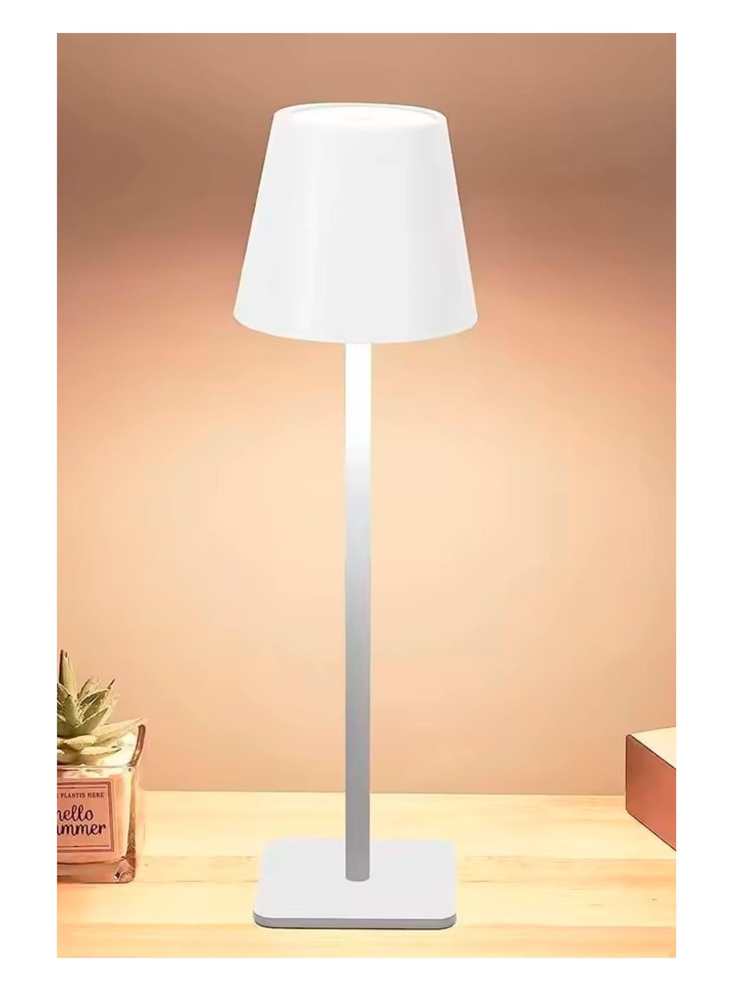 Lámpara Led Mesa Recargable Usb Inalámbrica Minimalista-4