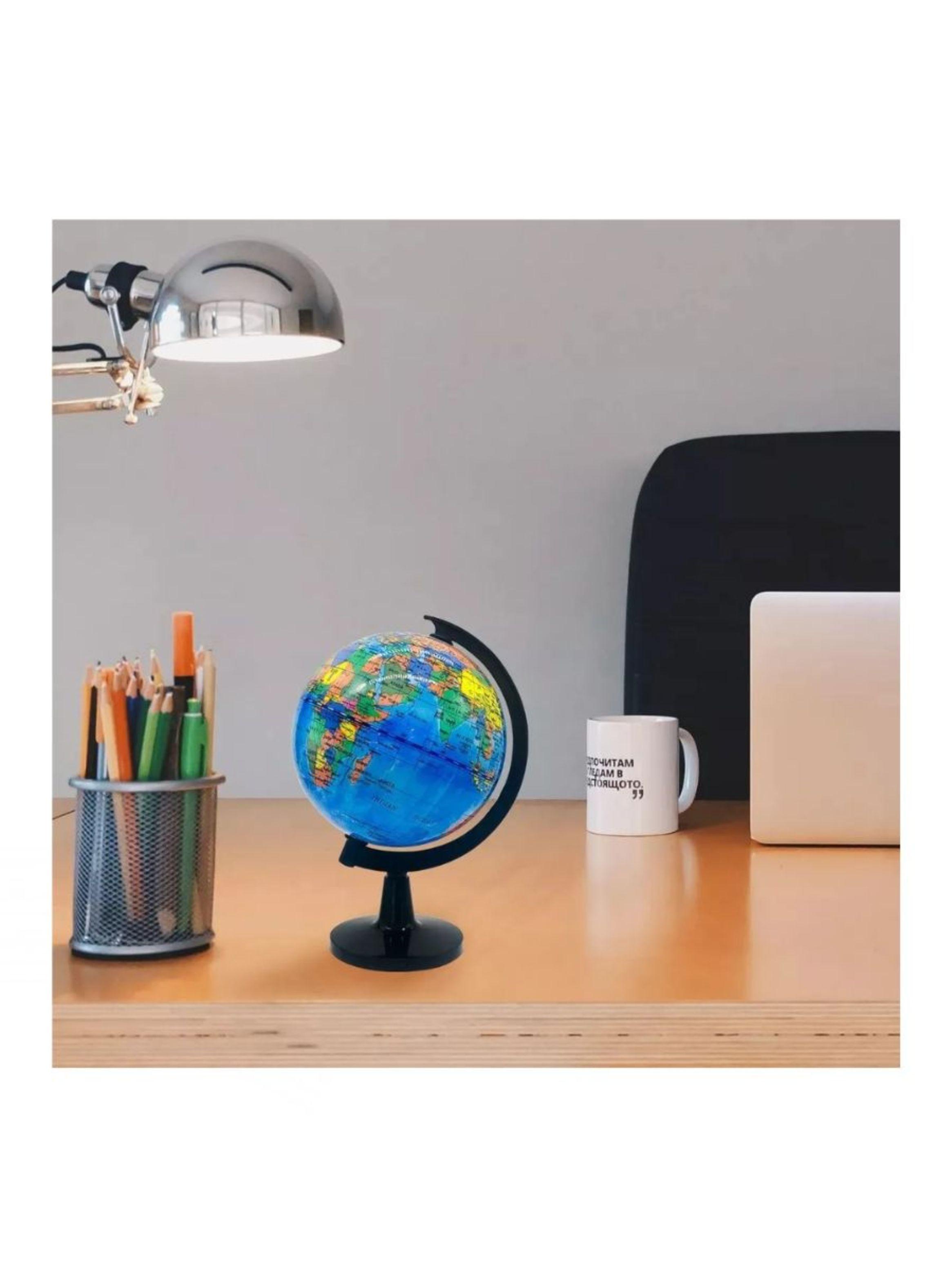 Esfera Globo Terraqueo Mapa Mundi 10cm-2