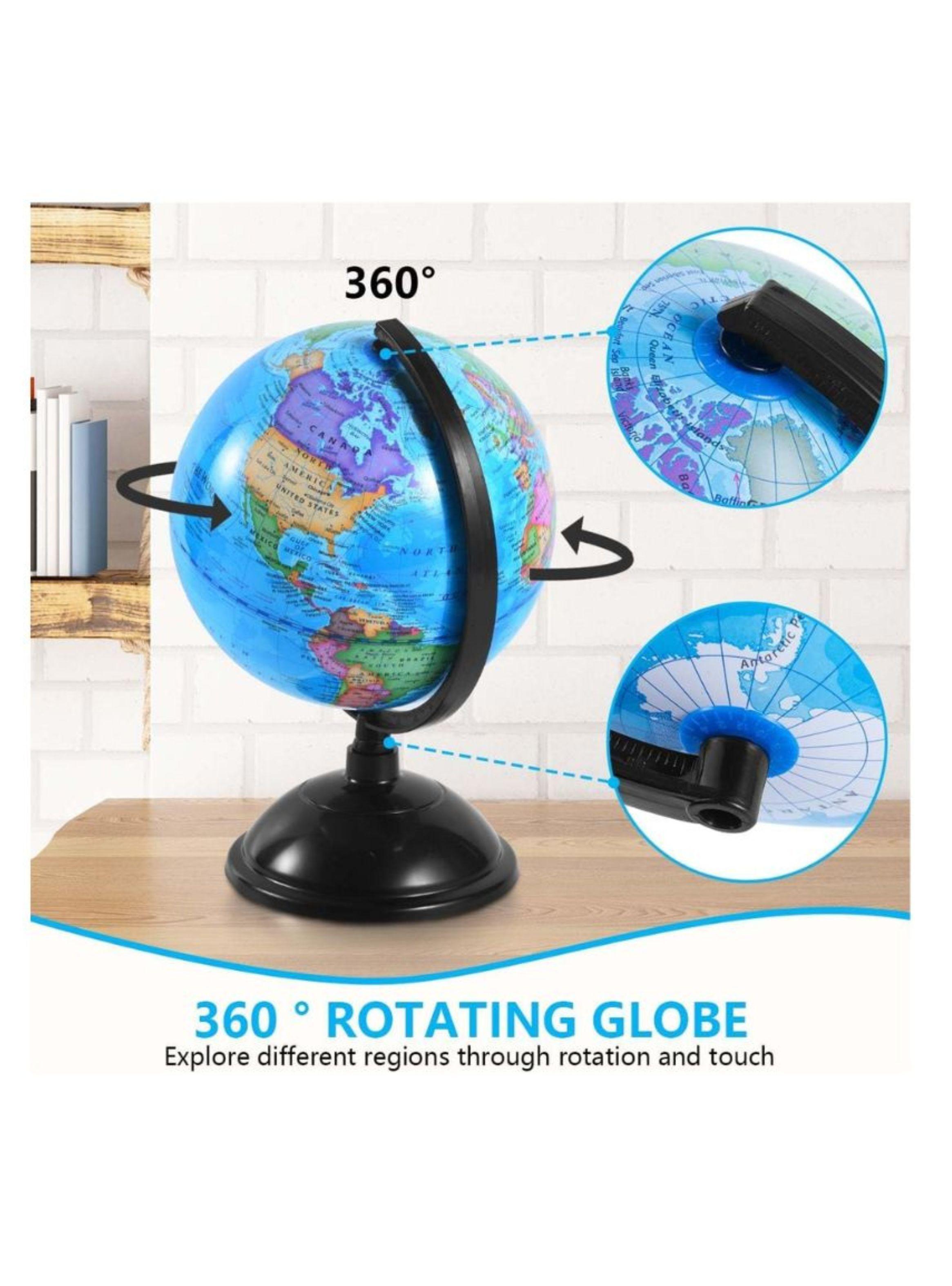 Esfera Globo Terraqueo Mapa Mundi 14cm-3
