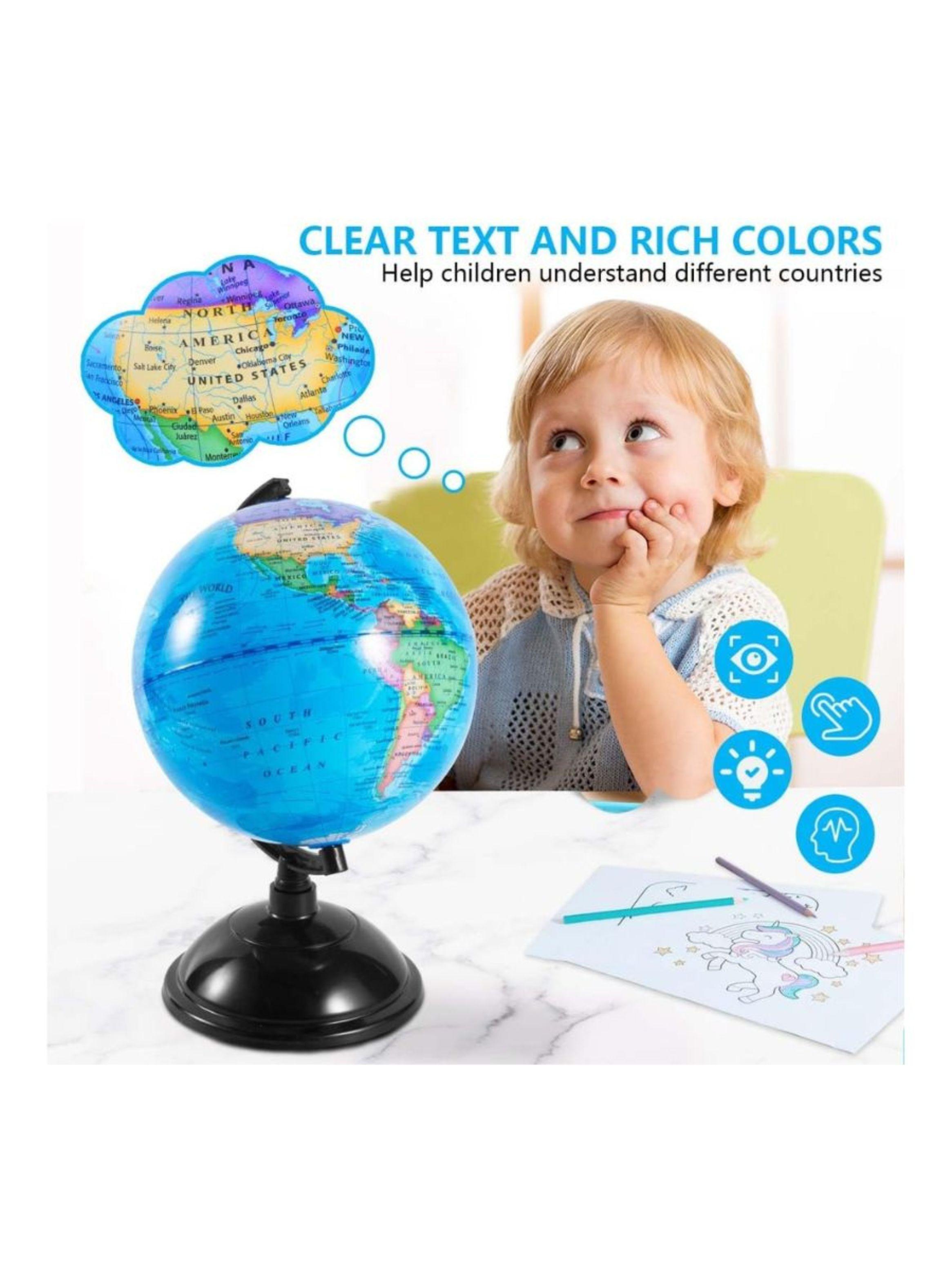 Esfera Globo Terraqueo Mapa Mundi 14cm-4