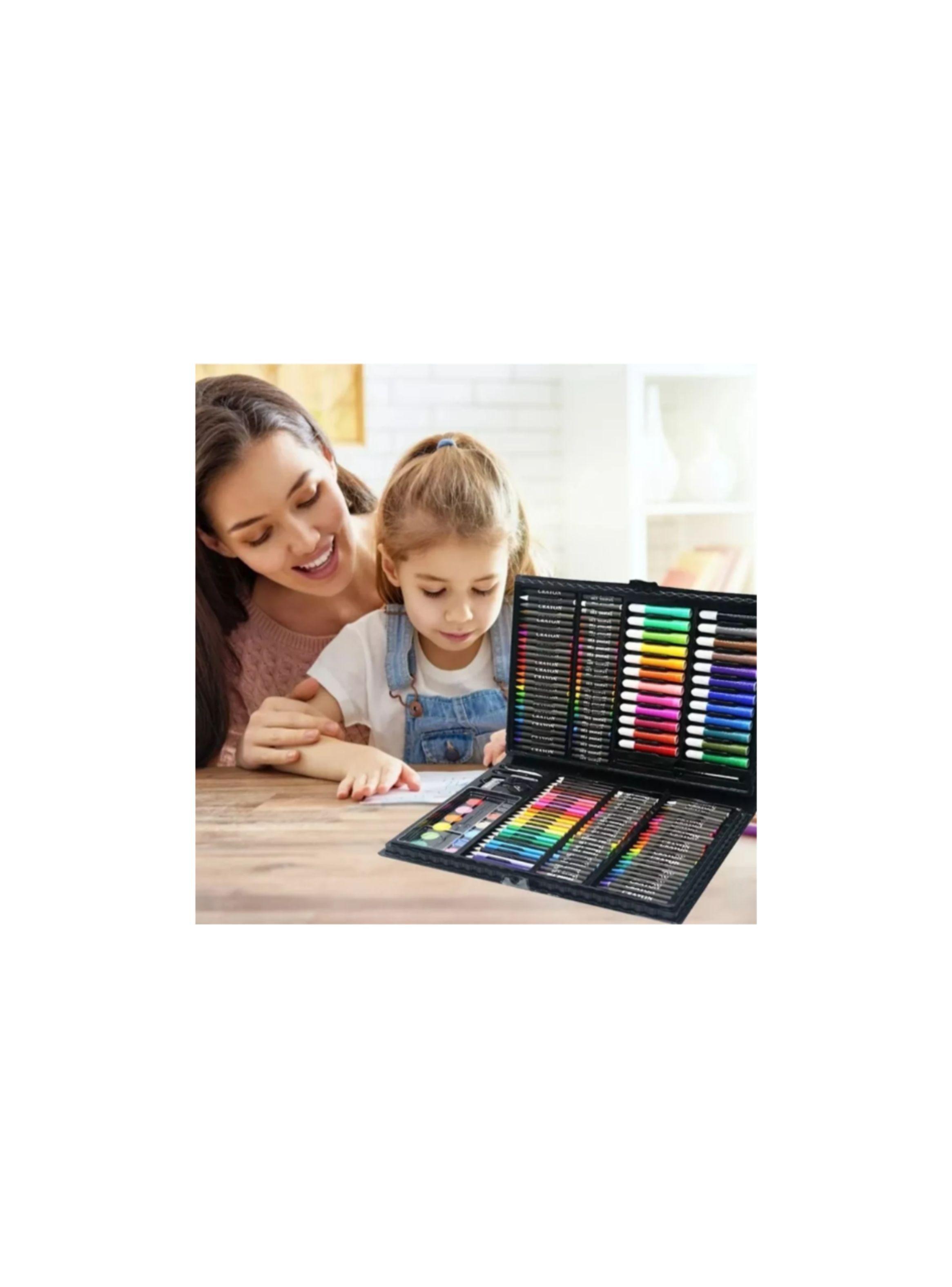 Set de arte para colorear pintar 168 piezas didactico niños-2