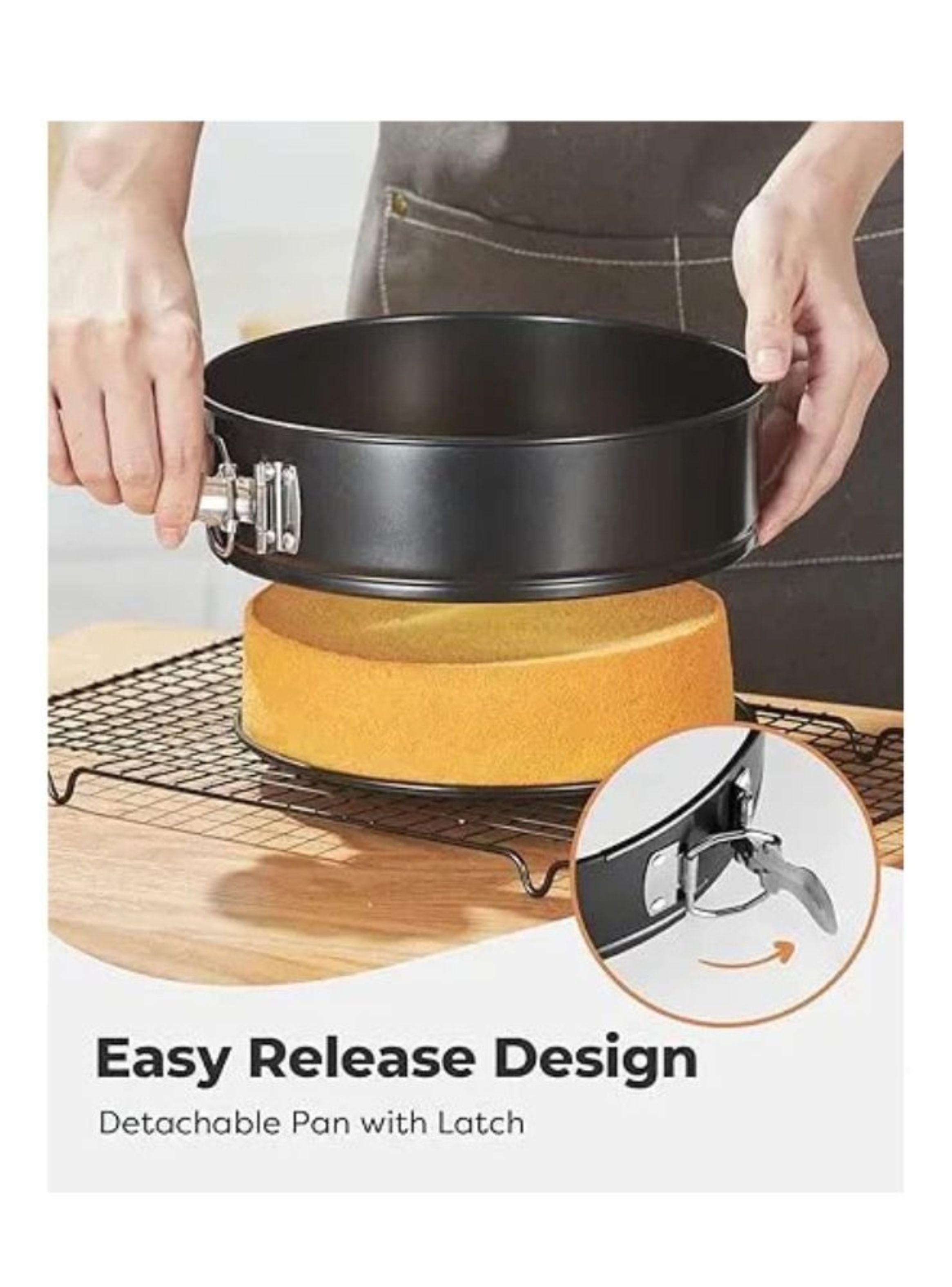 Set De 3 Moldes Desmontables Para Torta Repostería-3