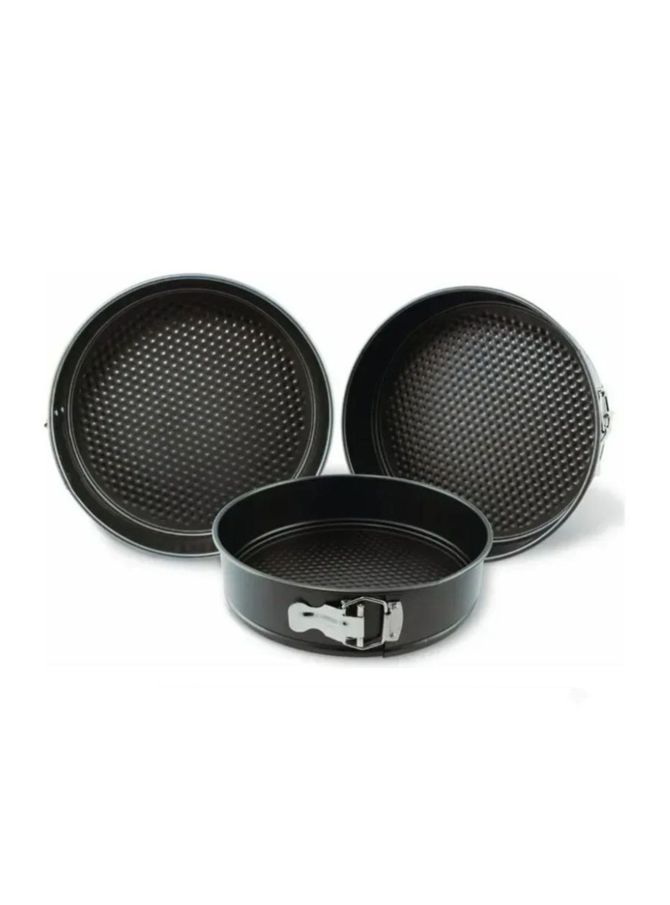 Set De 3 Moldes Desmontables Para Torta Repostería-4