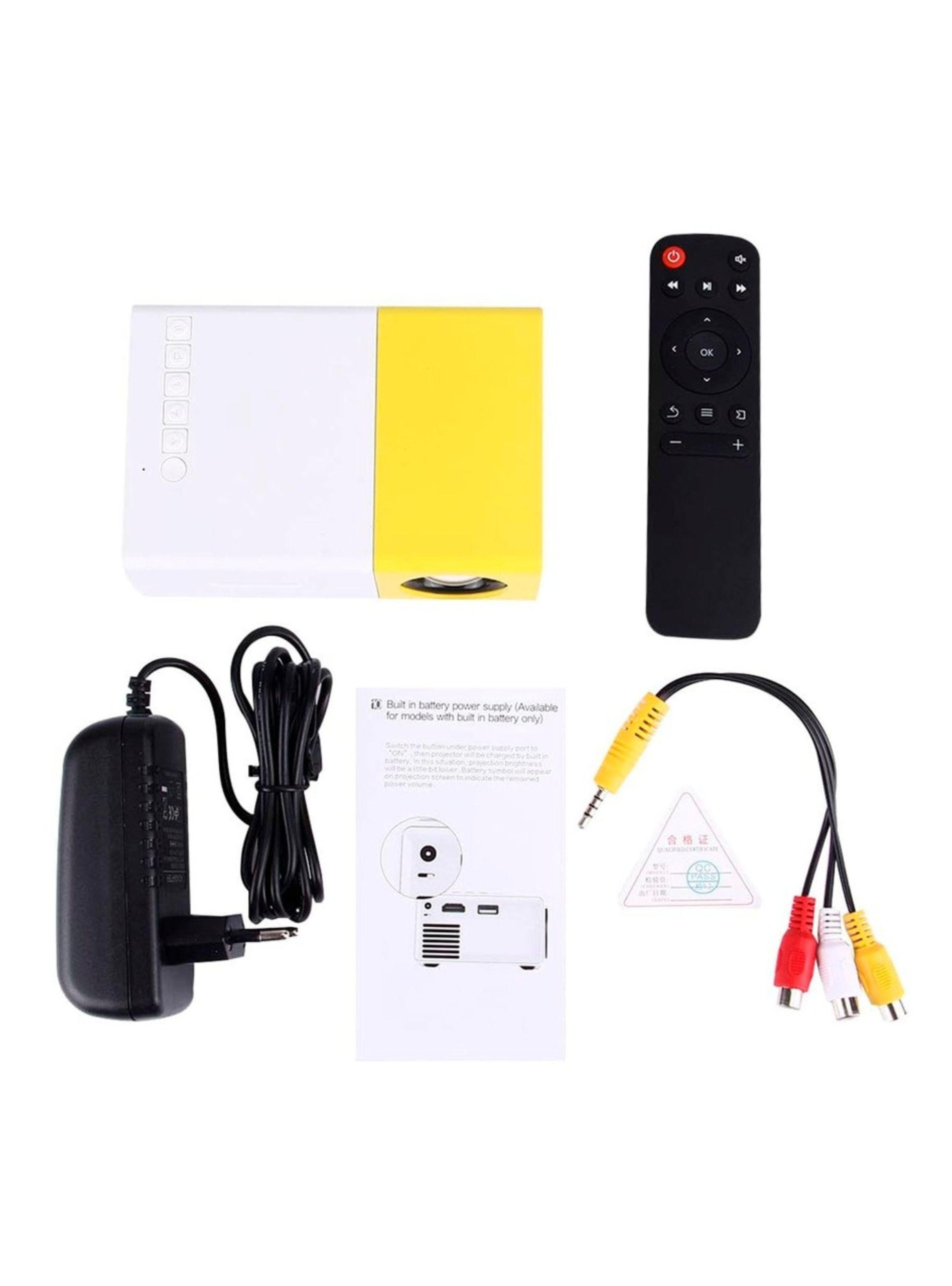 Mini Proyector De Video LED Portátil YG 300 1080P HD-4