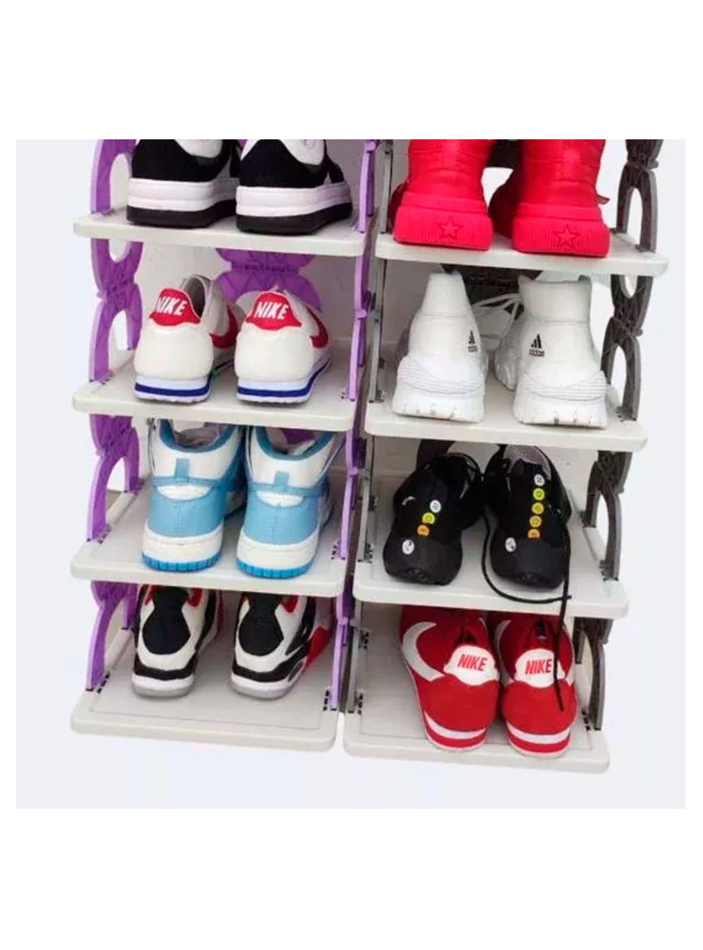 Estante Organizador de Zapatos Plegable De Múltiples Niveles-5
