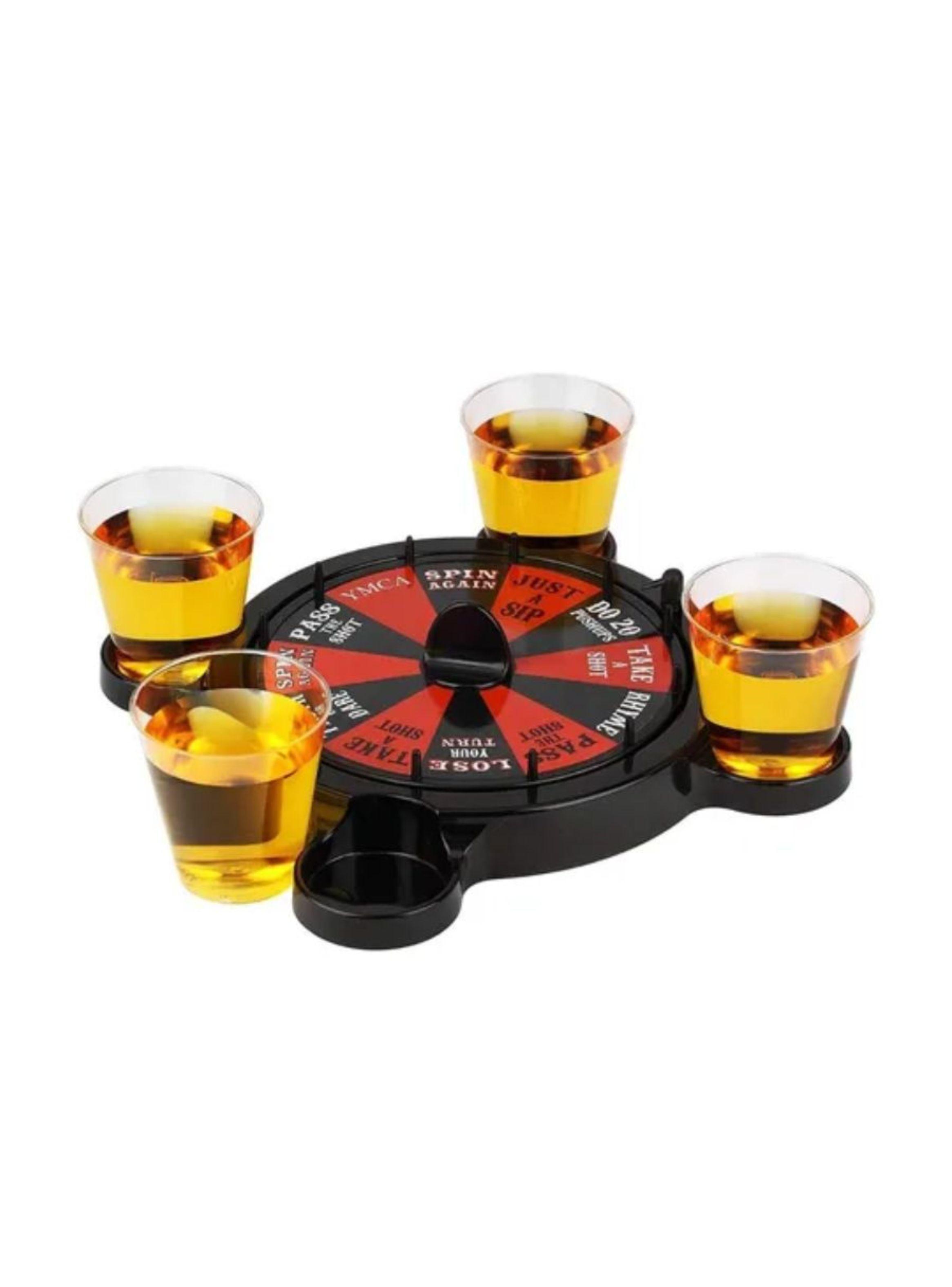 Juego De Mesa Para Tomar 4 Vasos Ruleta Rusa Shots-2
