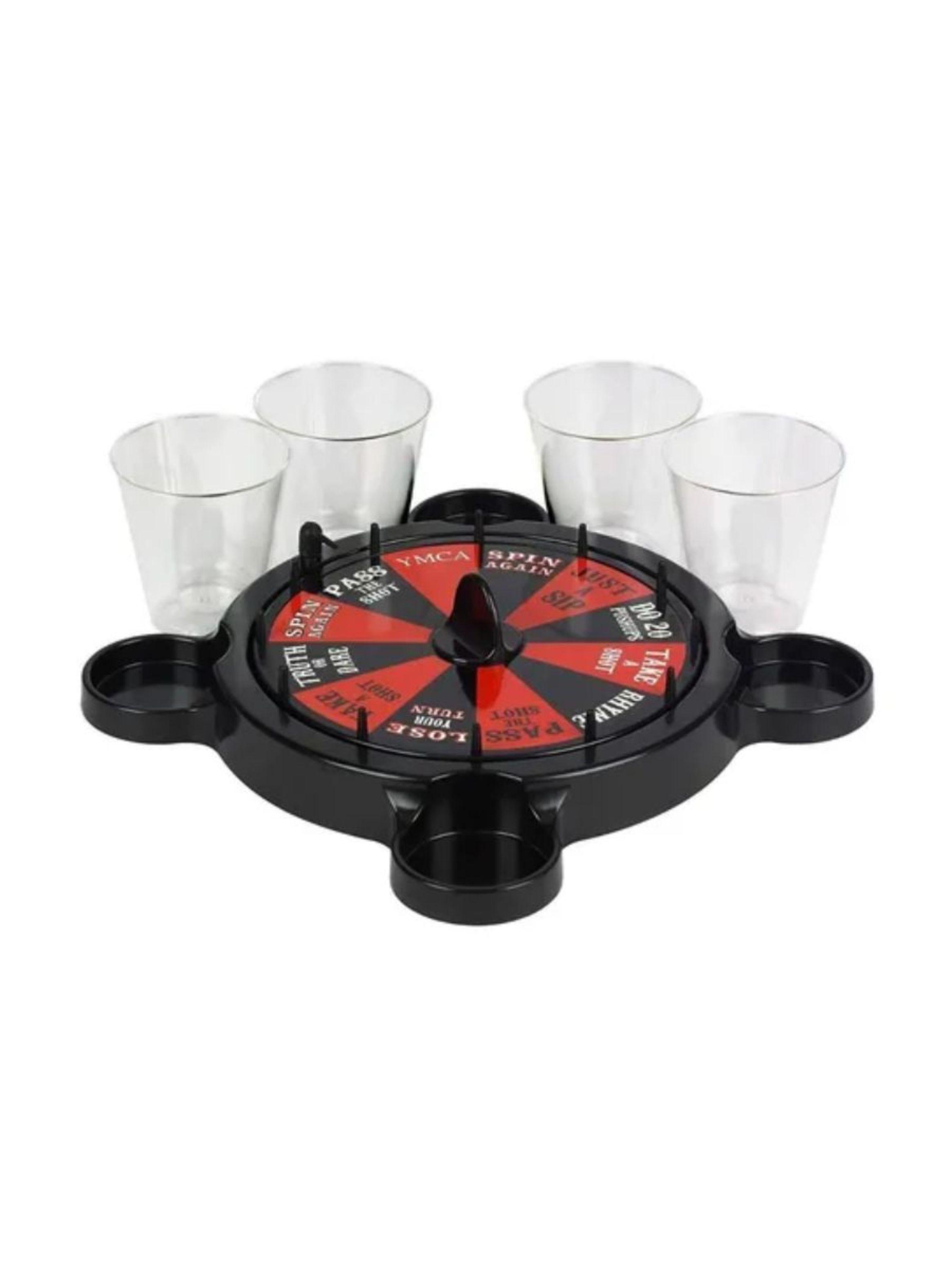 Juego De Mesa Para Tomar 4 Vasos Ruleta Rusa Shots-4