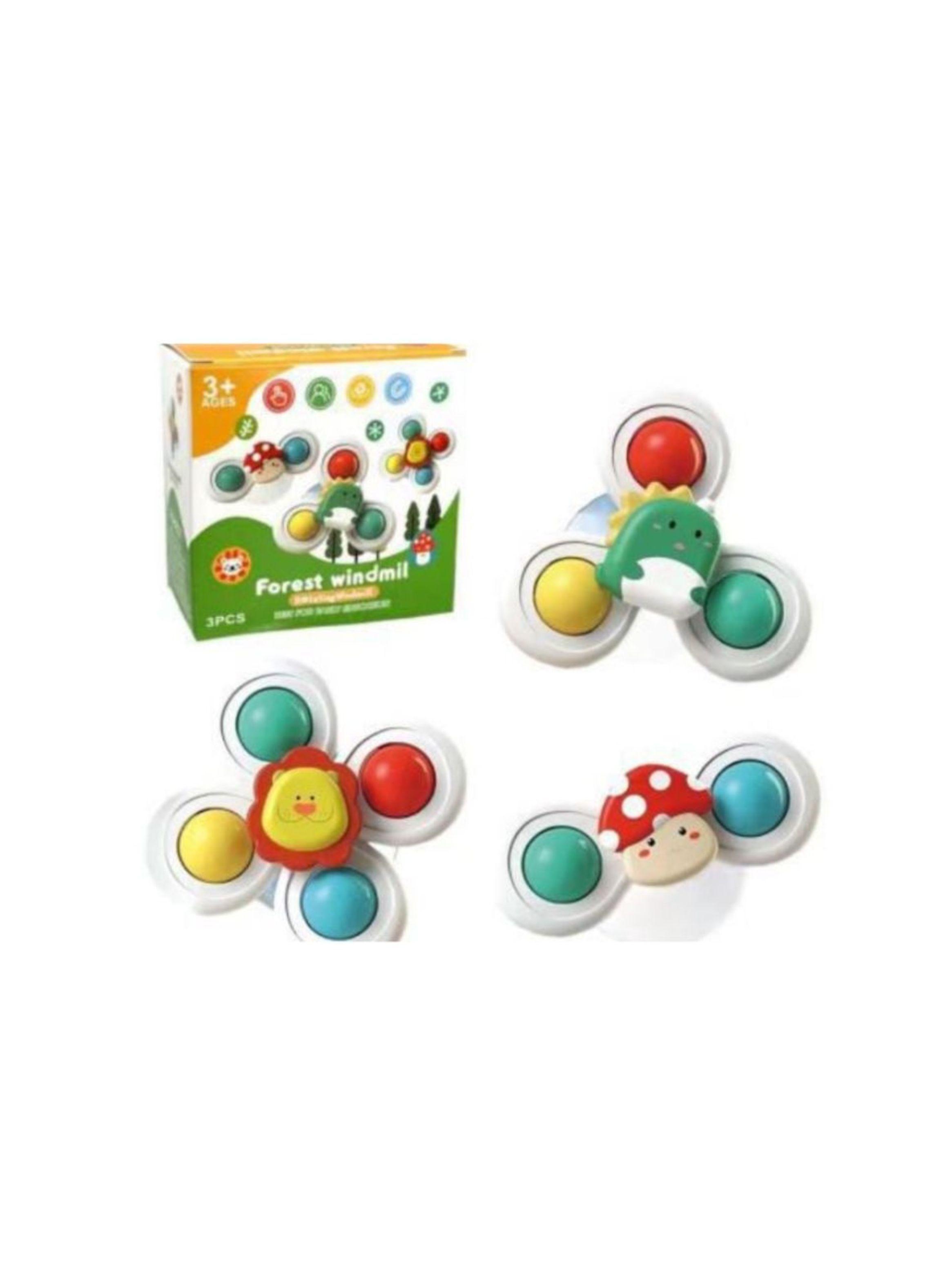 Juguetes Sensorial Giratorios Spinner Con Ventosa Para Bebé-2