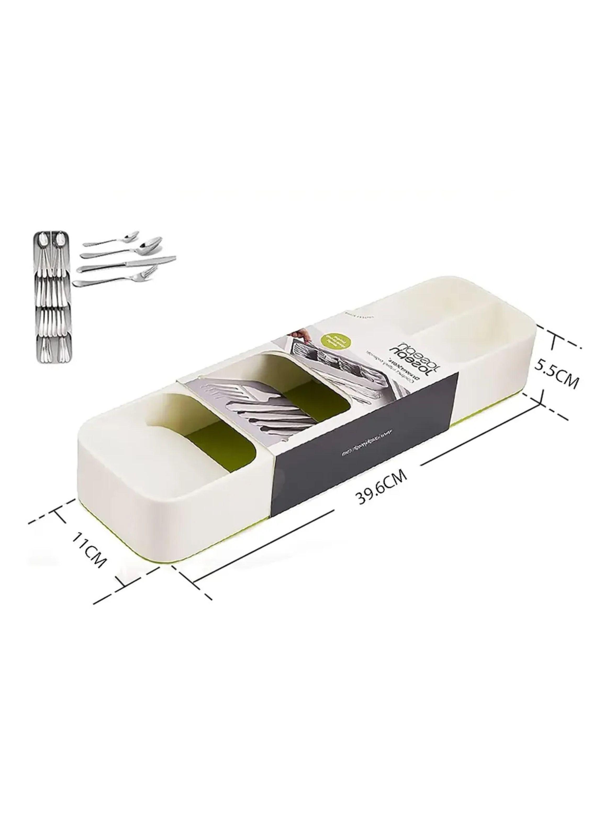 Organizador De Cubiertos Compacto Para Cajón De Cocina-2