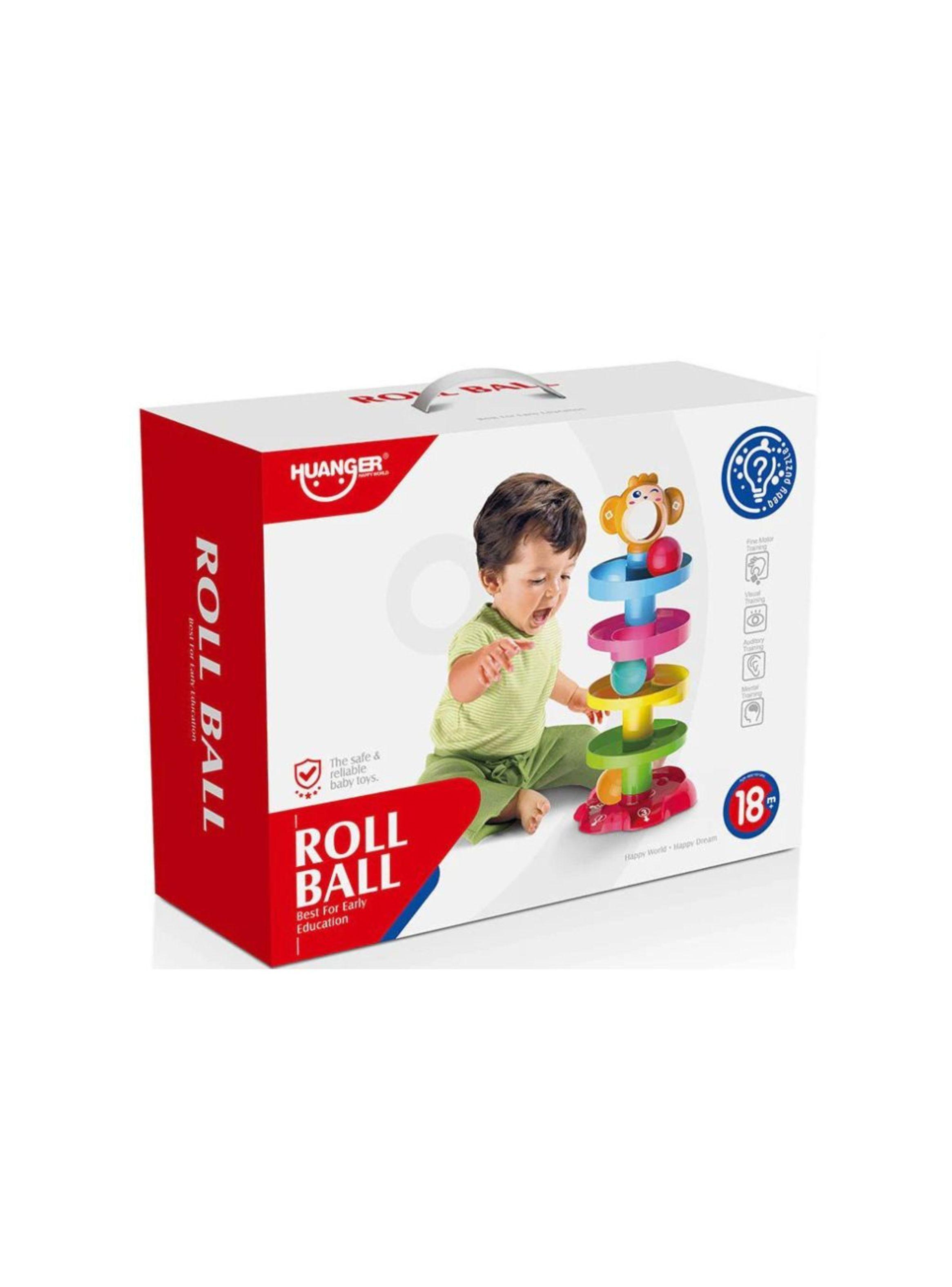 Torre de Tobogán con Pelotas para Bebés Juguete Didáctico Coordinación-2