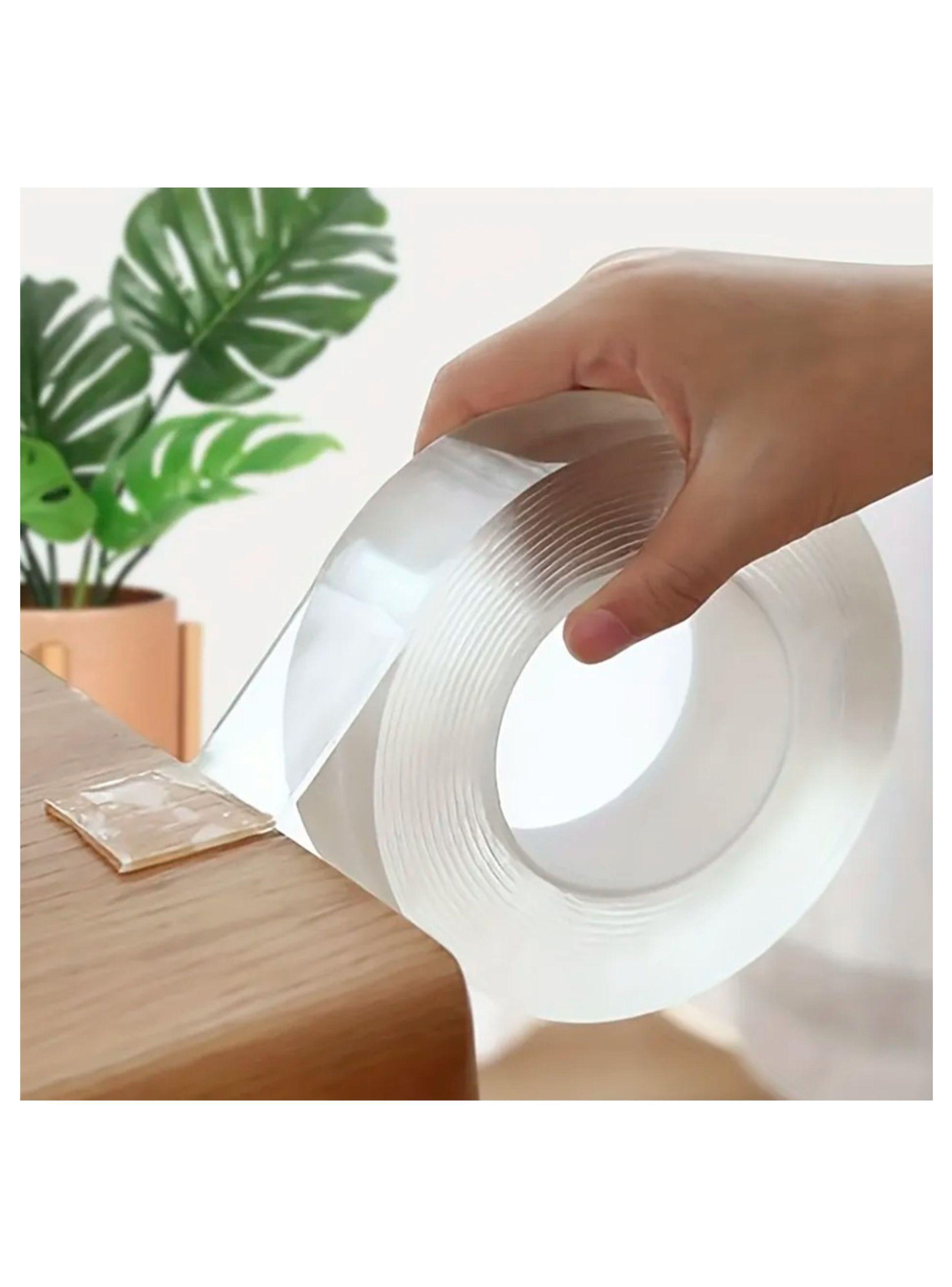 Cinta Adhesiva Transparente De Doble Cara Reutilizable 3M-3