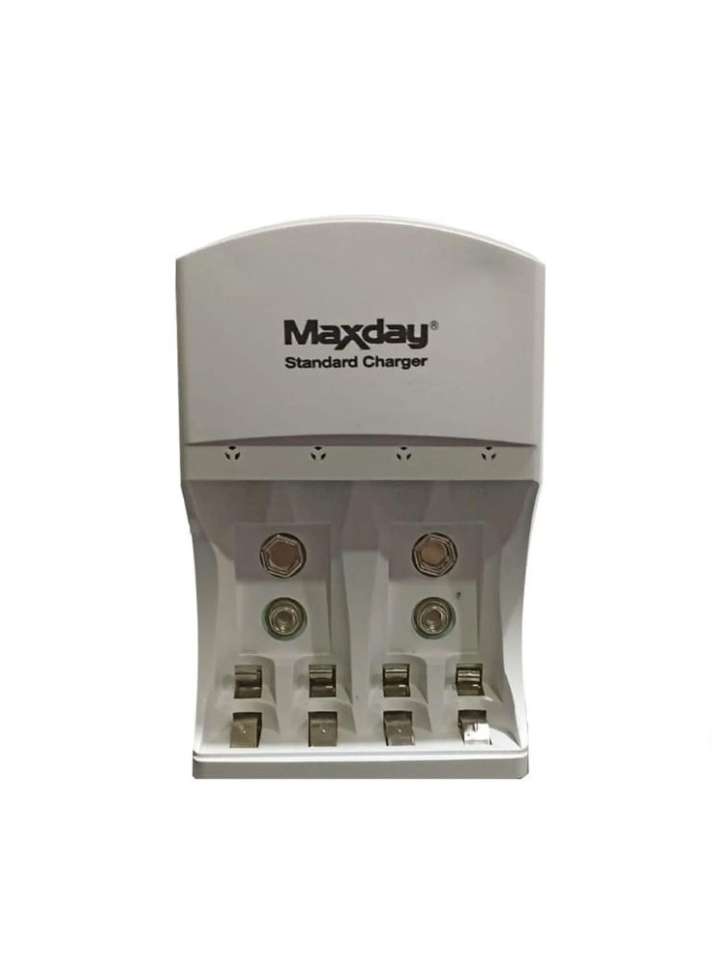 Cargador Universal Maxday  4 Baterías AA Recargables 4800mAh-1