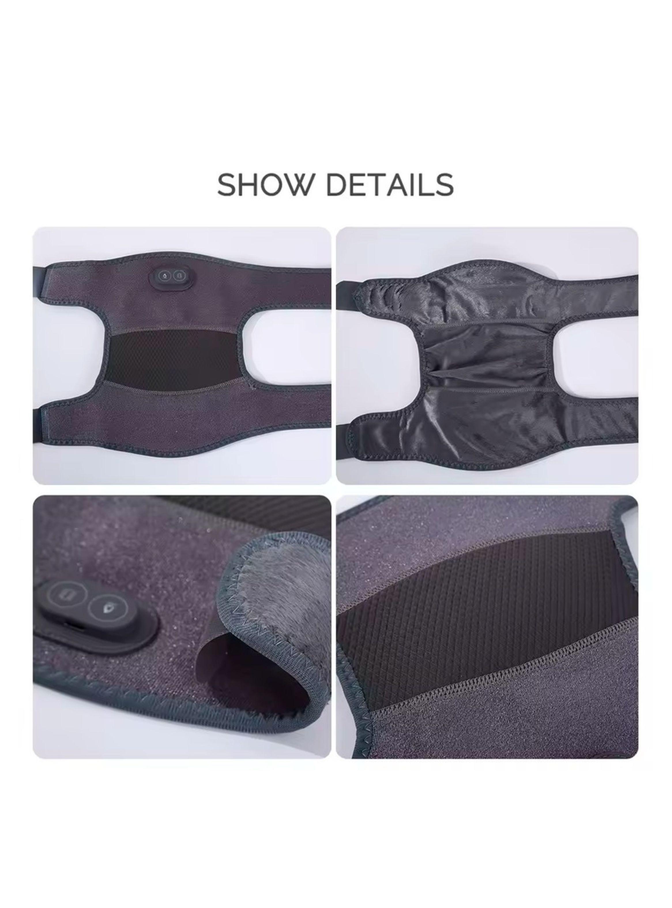 Masajeador Eléctrico Para Rodilla Con Calor Y vibración Ajustable-2