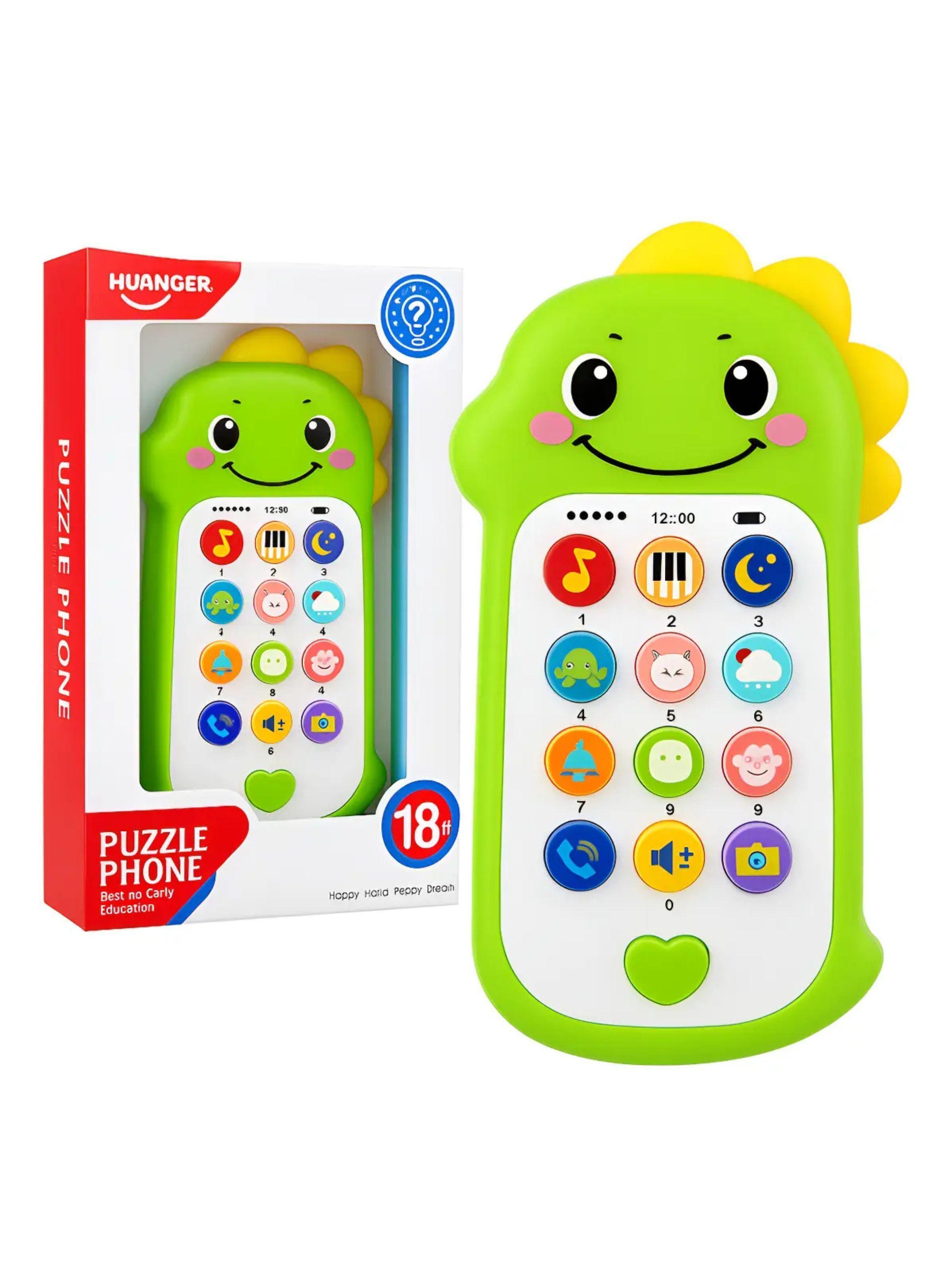 Juguete Celular Teléfono Interactivo Dinosaurio Luces Sonido-2