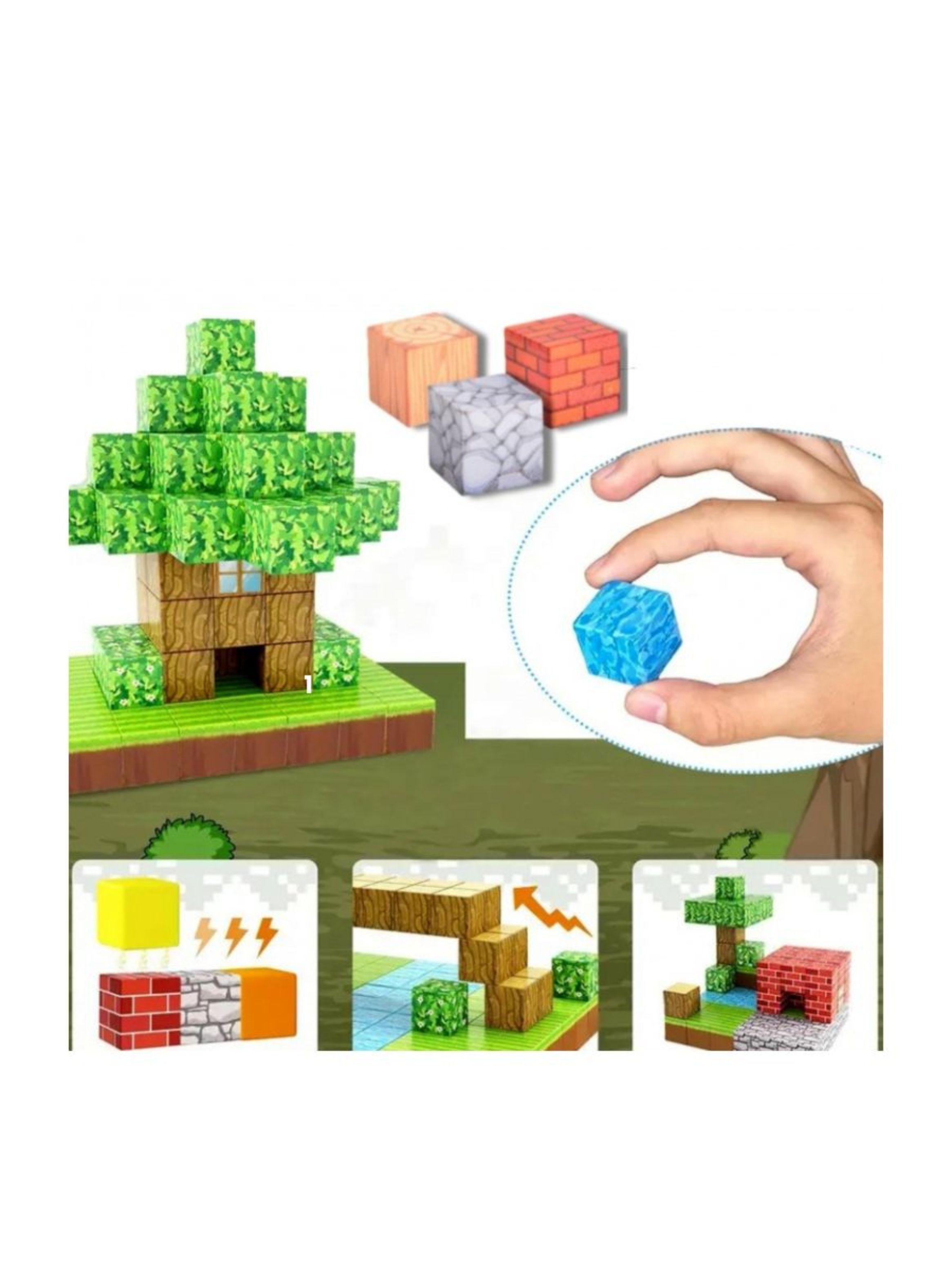  Set Cubos Magnéticos 312 Piezas Juguete Didáctico-3
