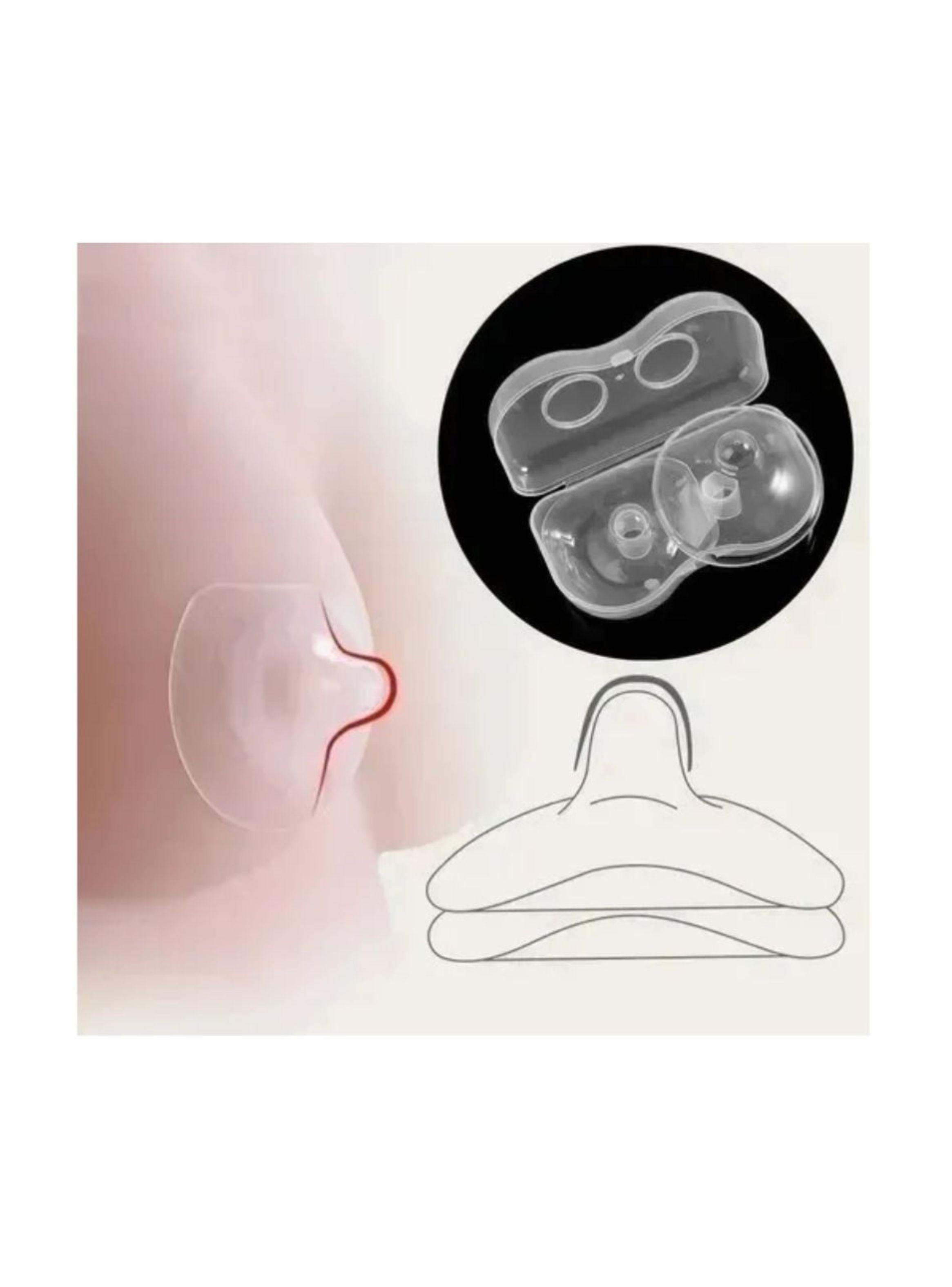 Protector De Pezon Para Lactancia Con Estuche-5