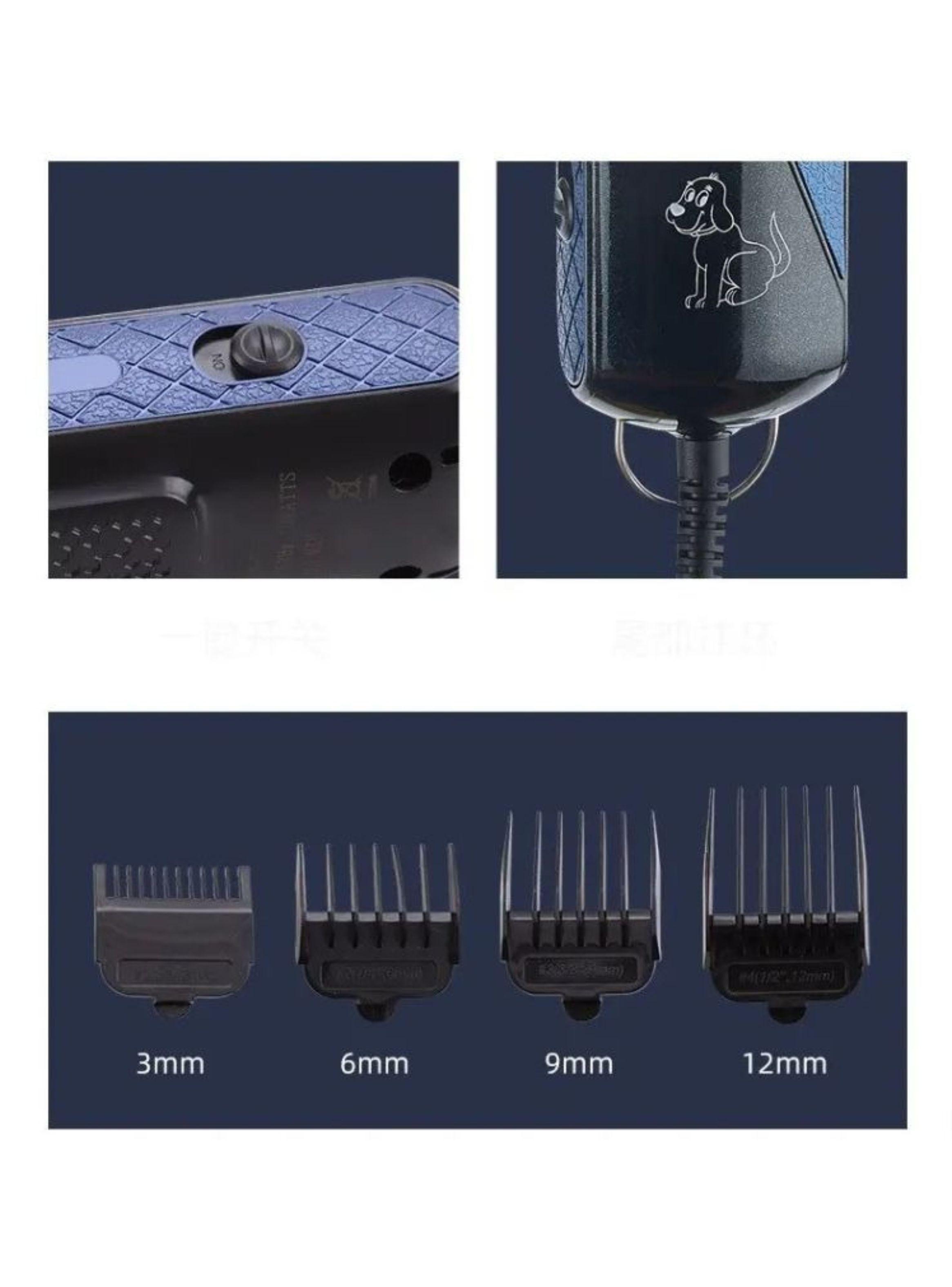 Máquina Cortar Pelo Perro Y Mascotas Profesional Surker 10w-3