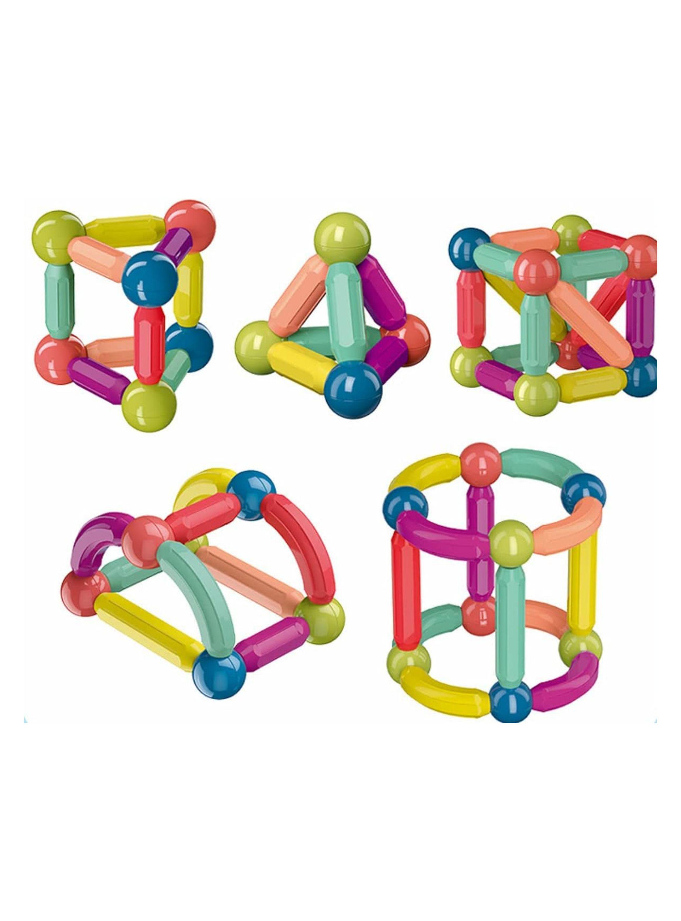 Bloques Magneticos Juguete Construccion Infantil 42 Pcs-1