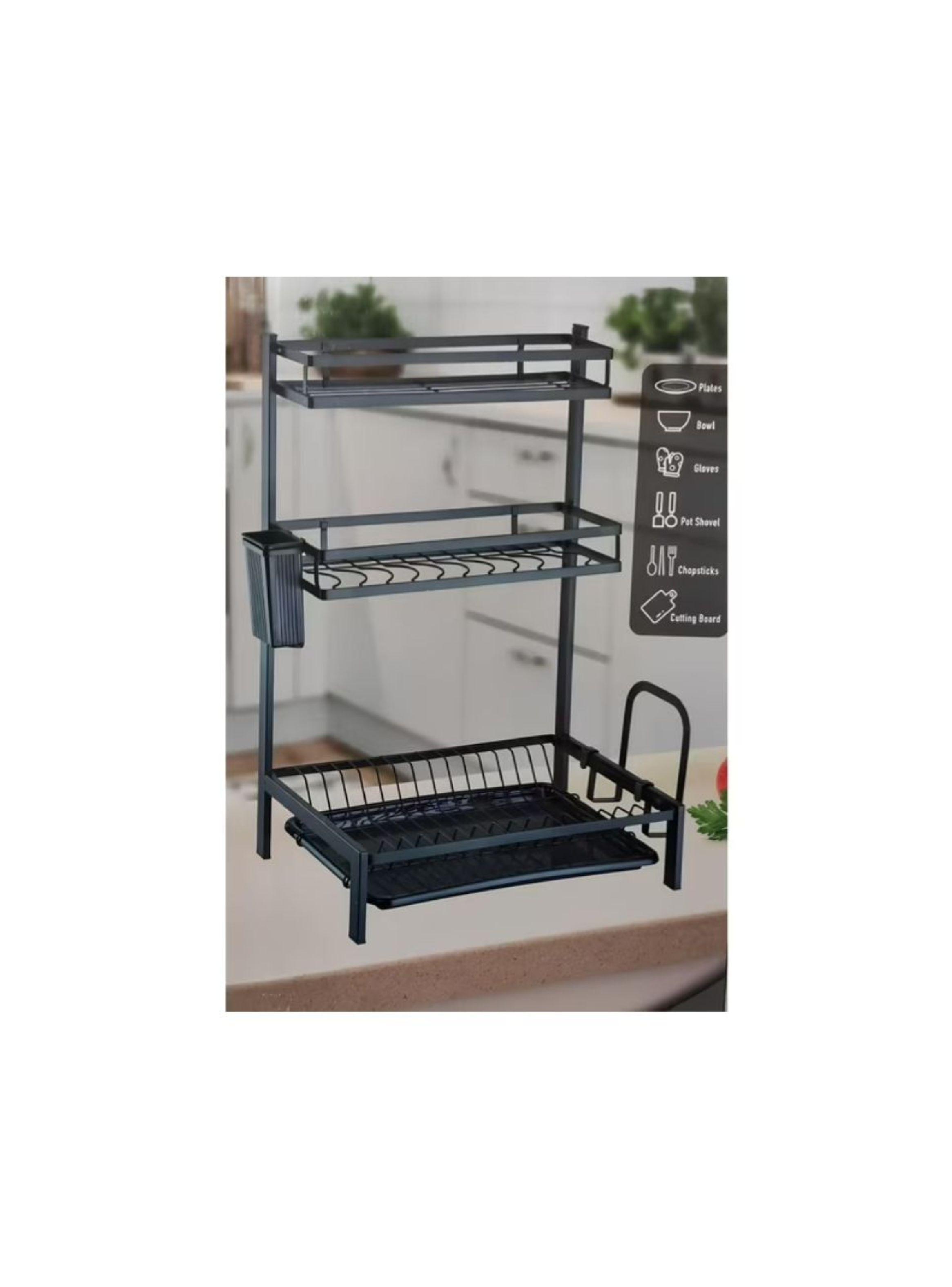 Rack Escurridor De Platos 3 Niveles-1