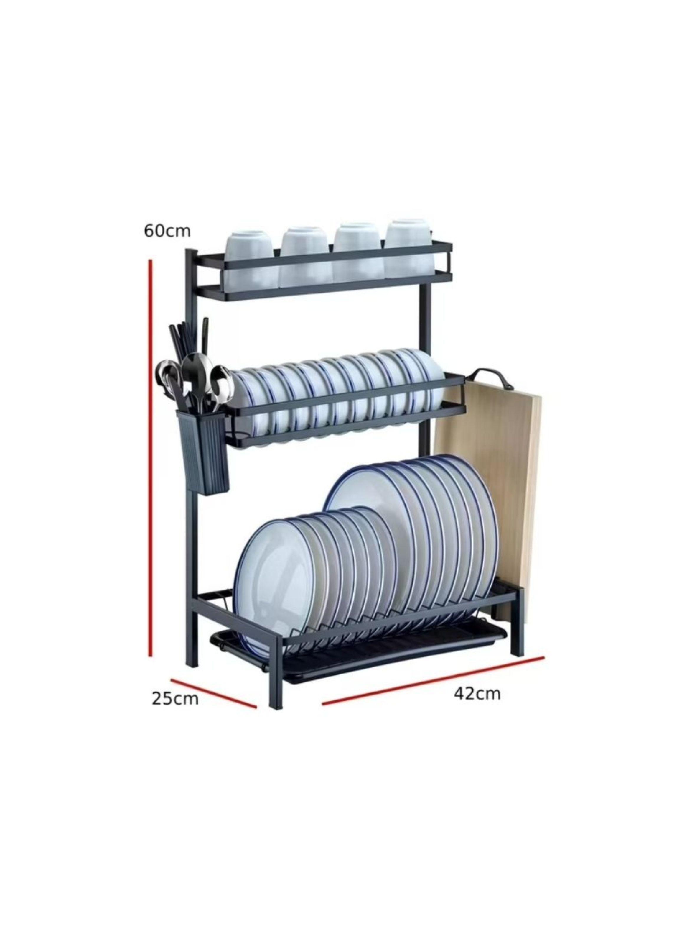 Rack Escurridor De Platos 3 Niveles-2