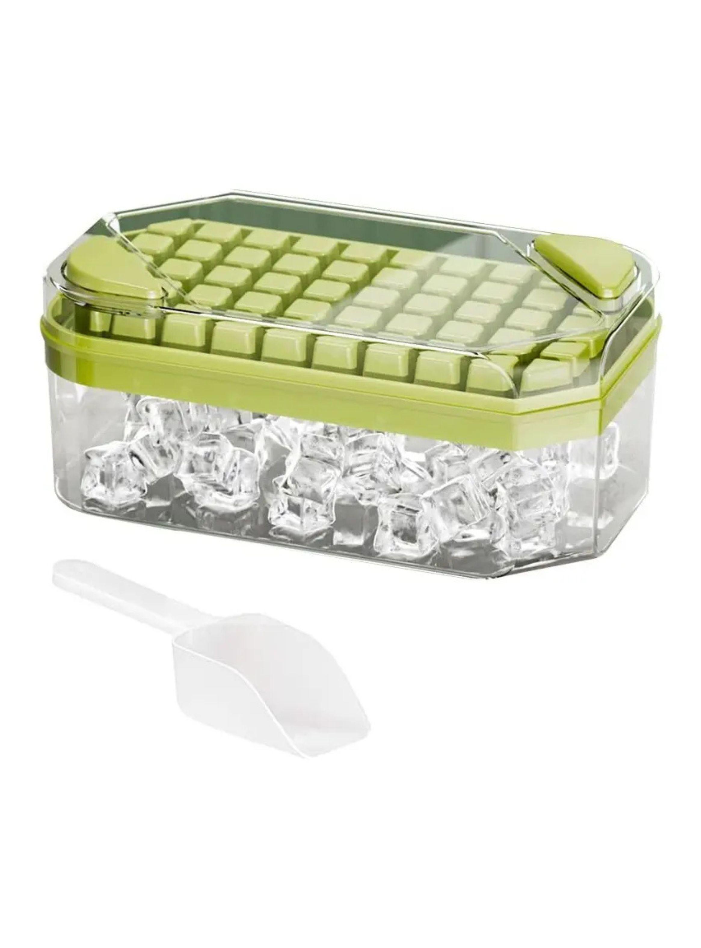 Cubitera Molde Hielo Con Contenedor Caja Y Pala Silicona-0