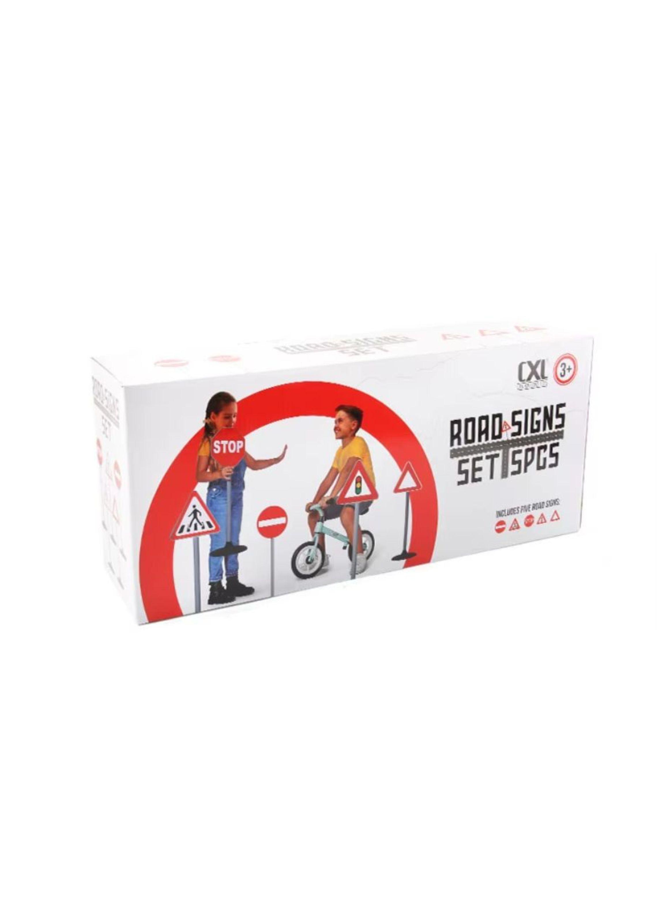 Señales De Tráfico 5 Piezas Para Niños 70 cm-3