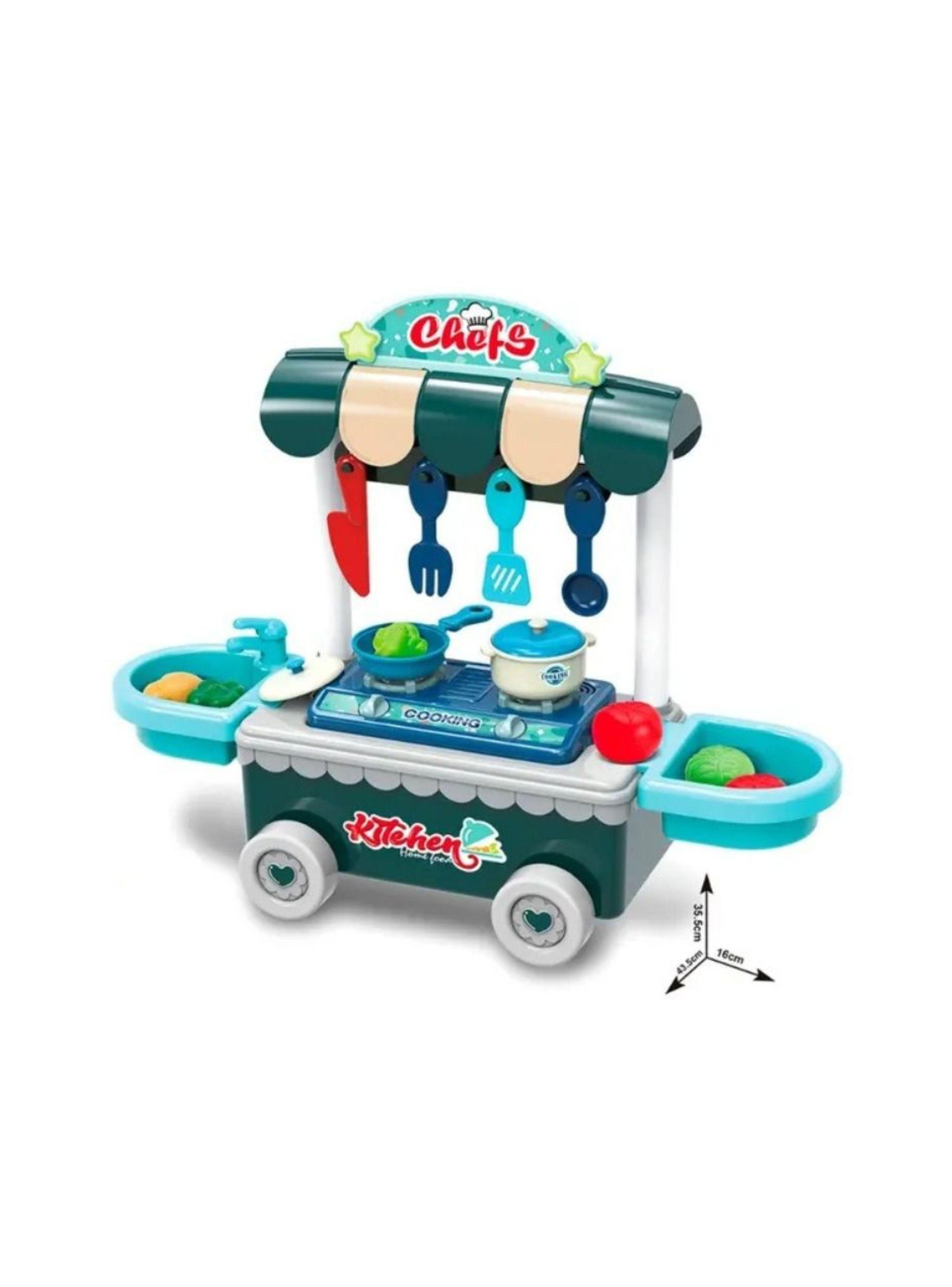 Set Juego Carrito de Cocina Kitchen Star 24pcs-0