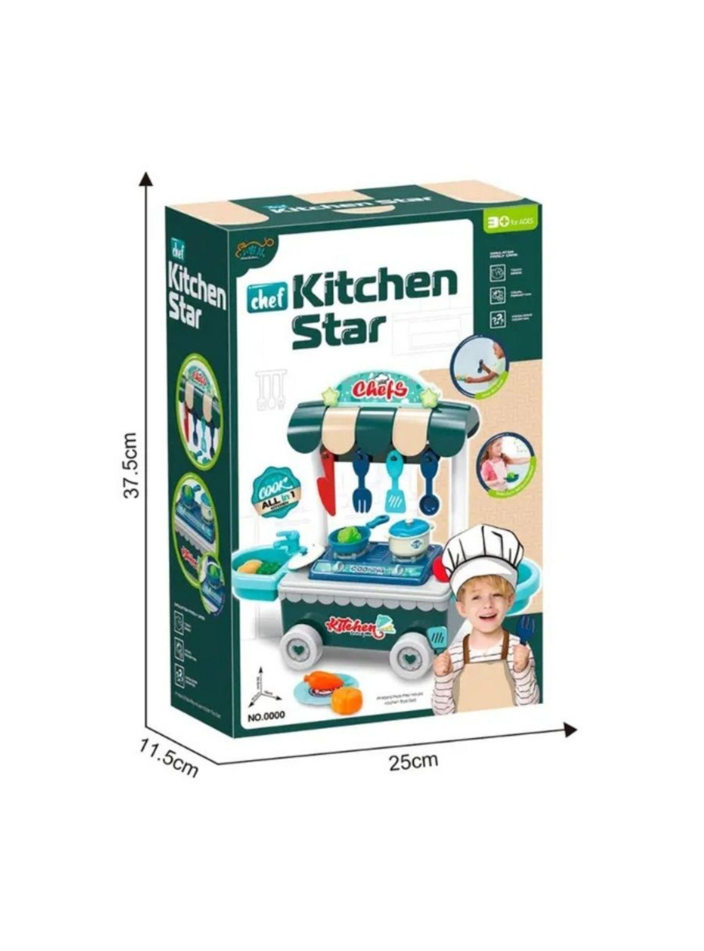 Set Juego Carrito de Cocina Kitchen Star 24pcs-2