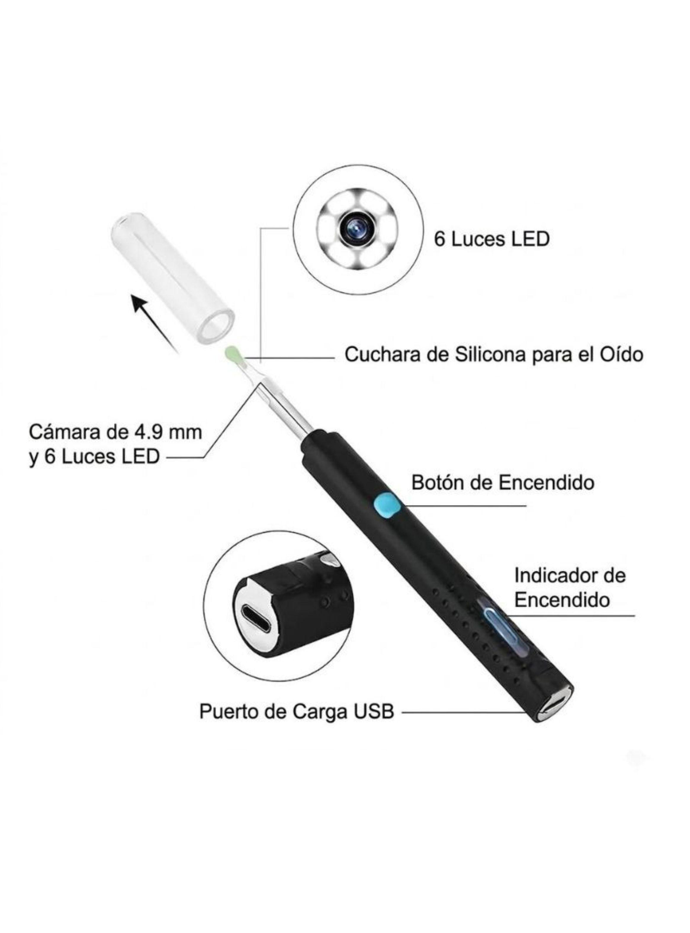 Kit Limpiador De Oídos Con Cámara Y Accesorios-2