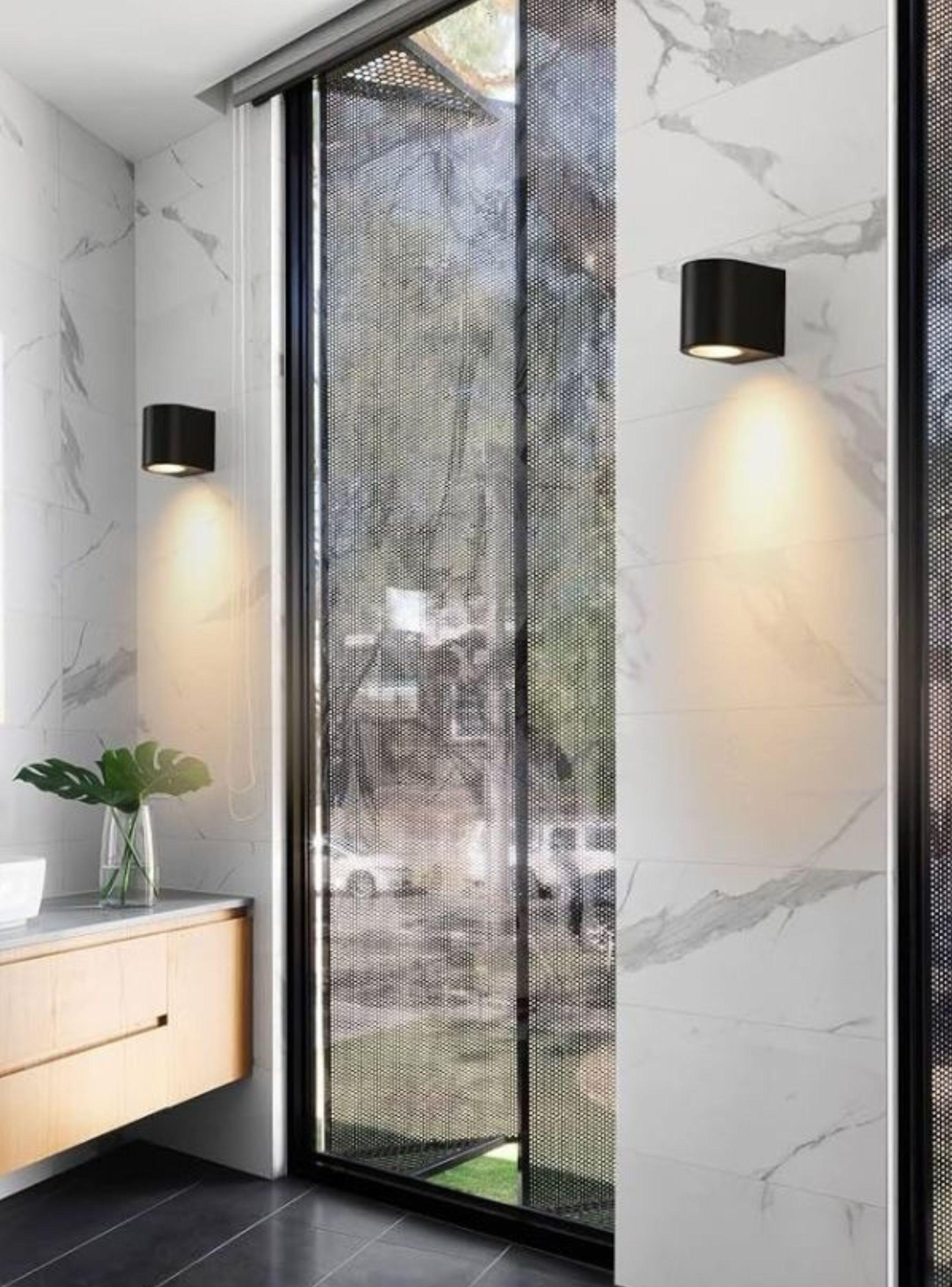 Foco Aplique Led De Pared Exterior Terraza Fachada Impermeable-3