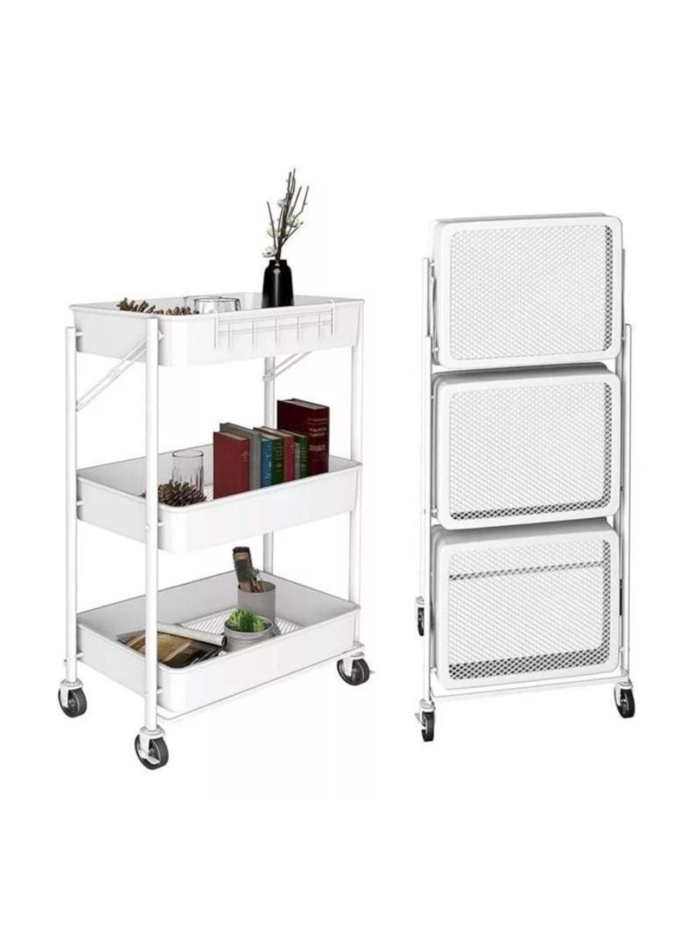 Carro Almacenamiento Organizador 3 Niveles 76.5X47Cm-1