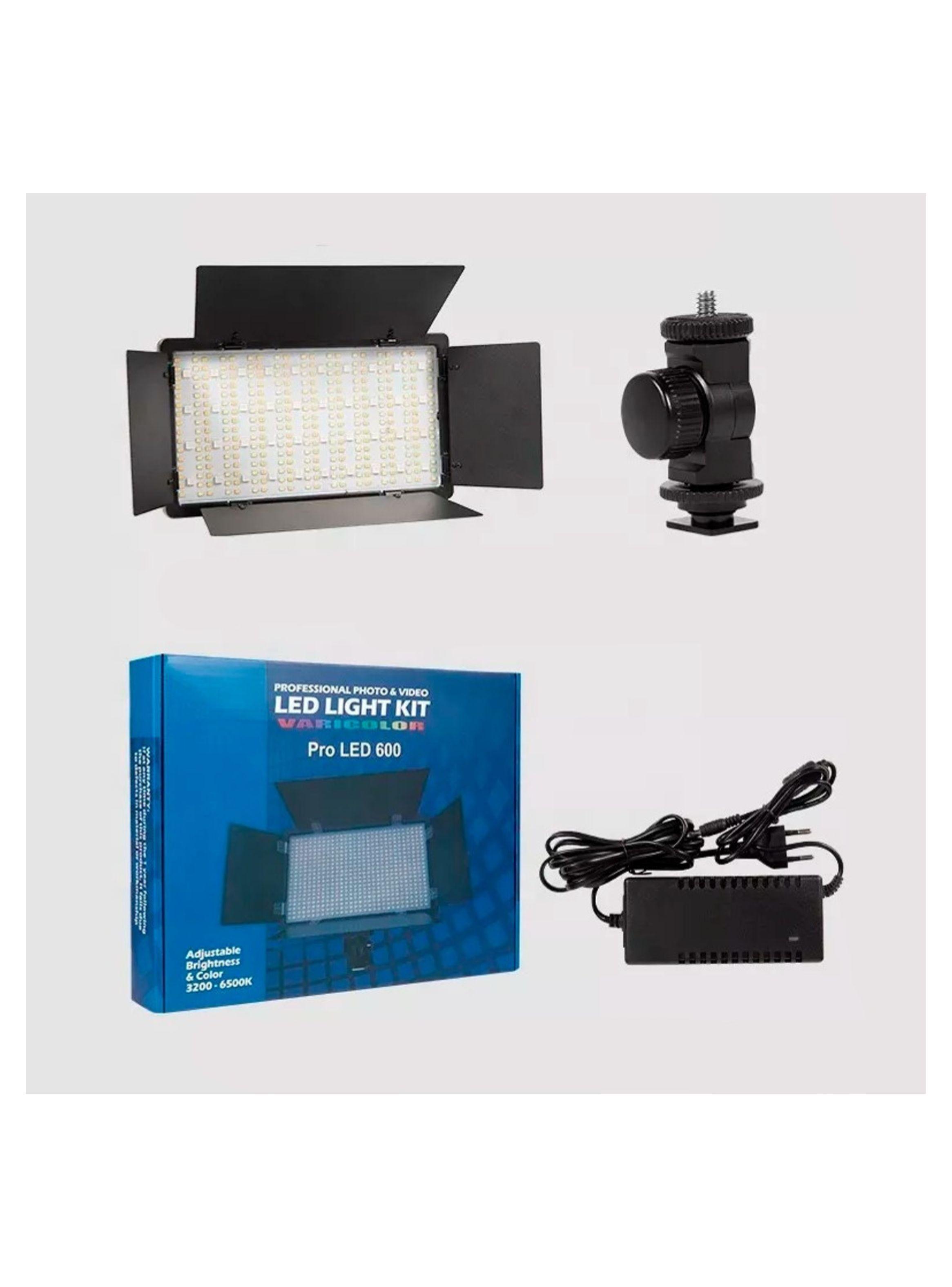 Kit Portátil Profesional Luz Led Para Fotografía Y Video Pro Led 600-2