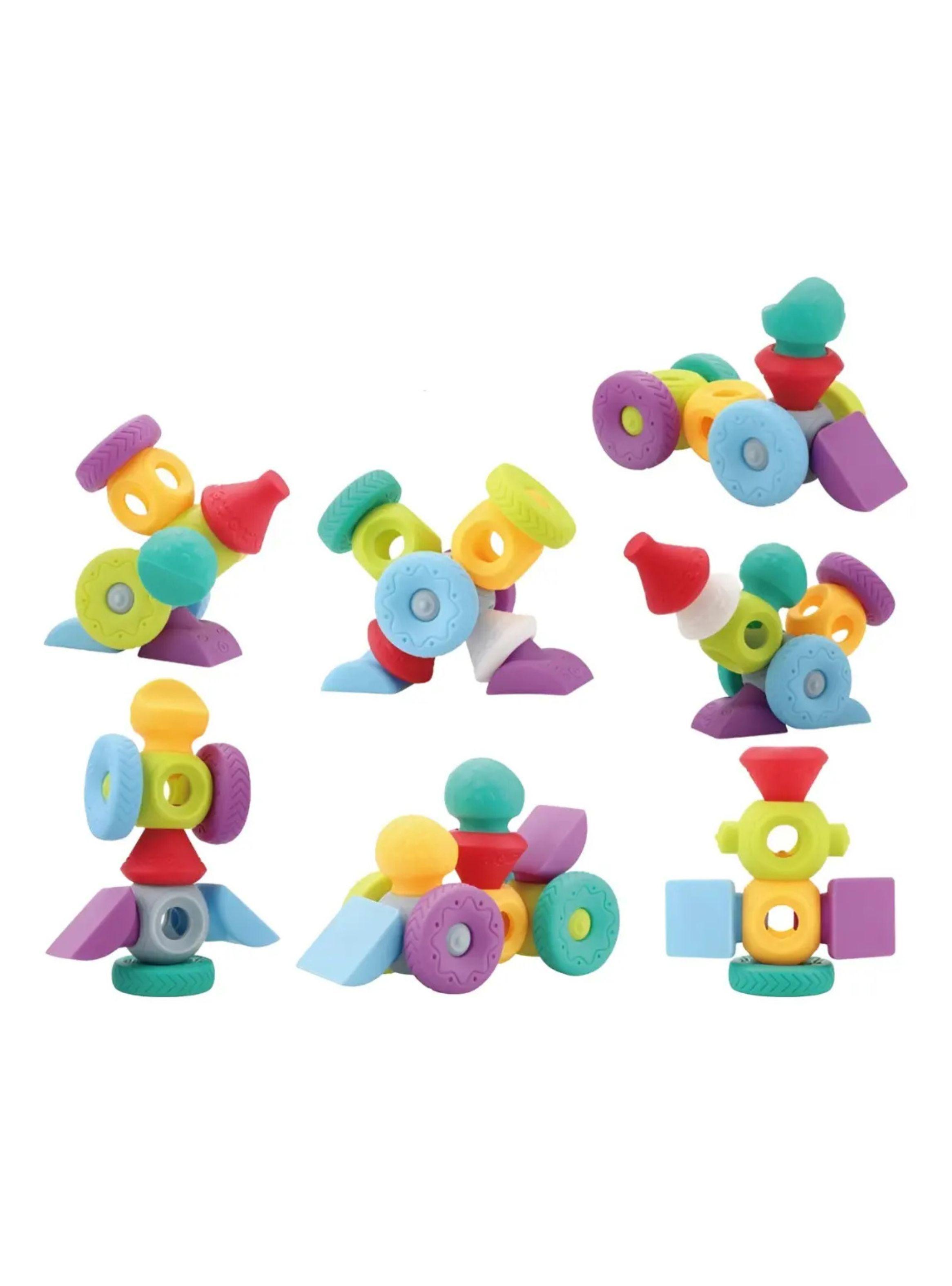 Juguete Bloques De Construcción Didáctico Suave Bebe 13pcs-2