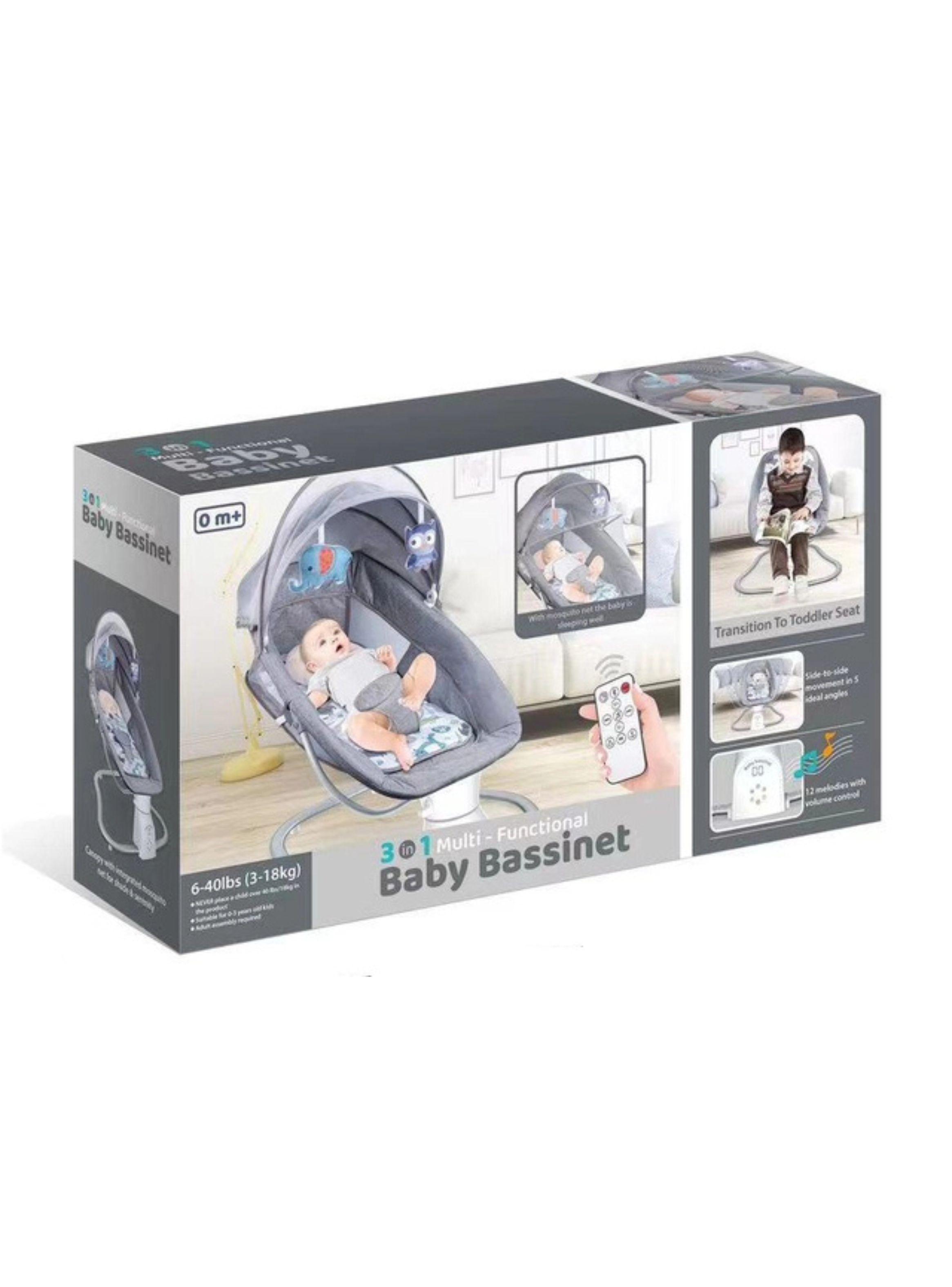 Silla Nido Mecedora Bebe A Niño Con Vibración Y Música-3