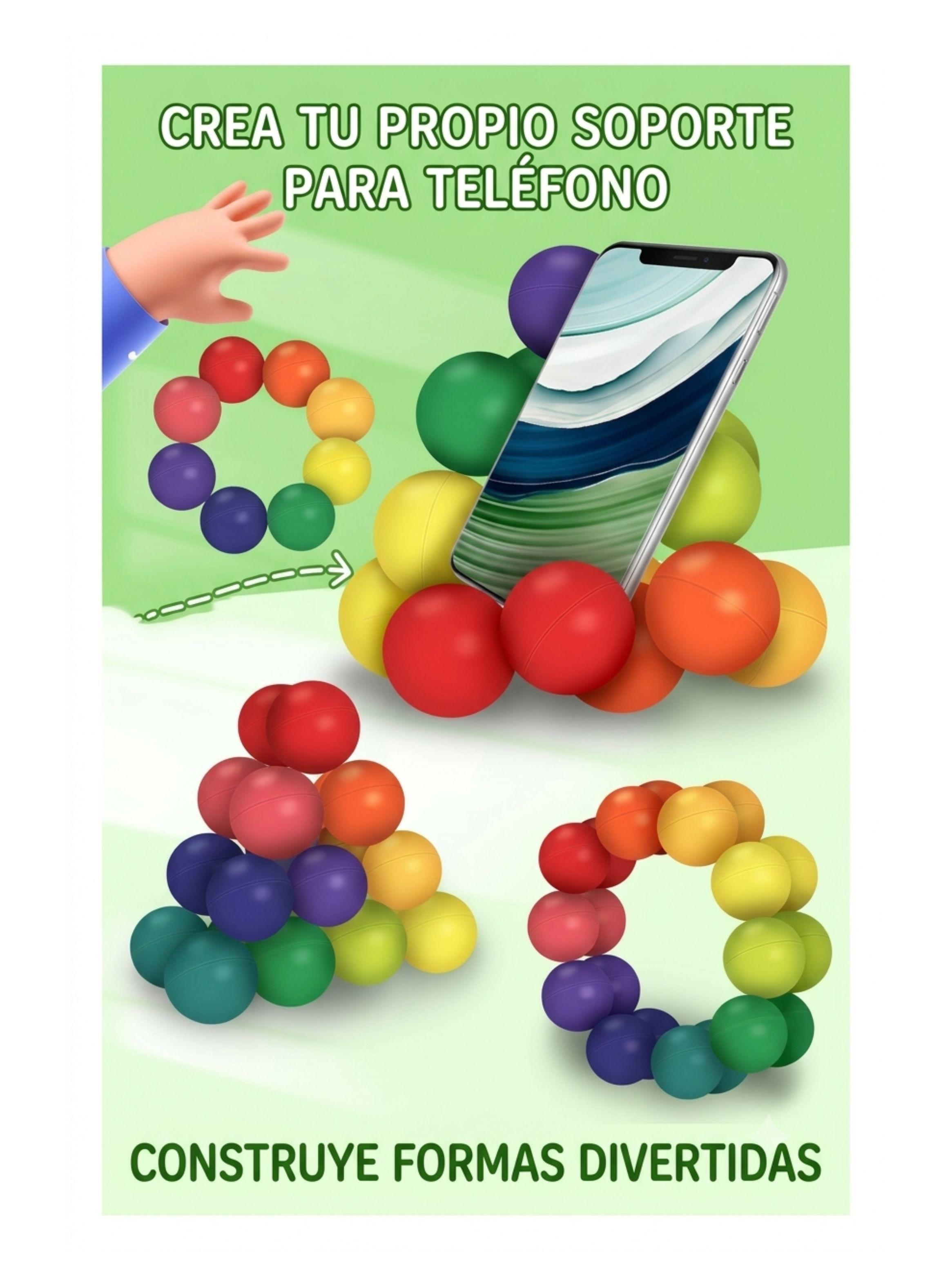  Juguete Didáctico Educativo Bloques Esferas 3d Encajables-4