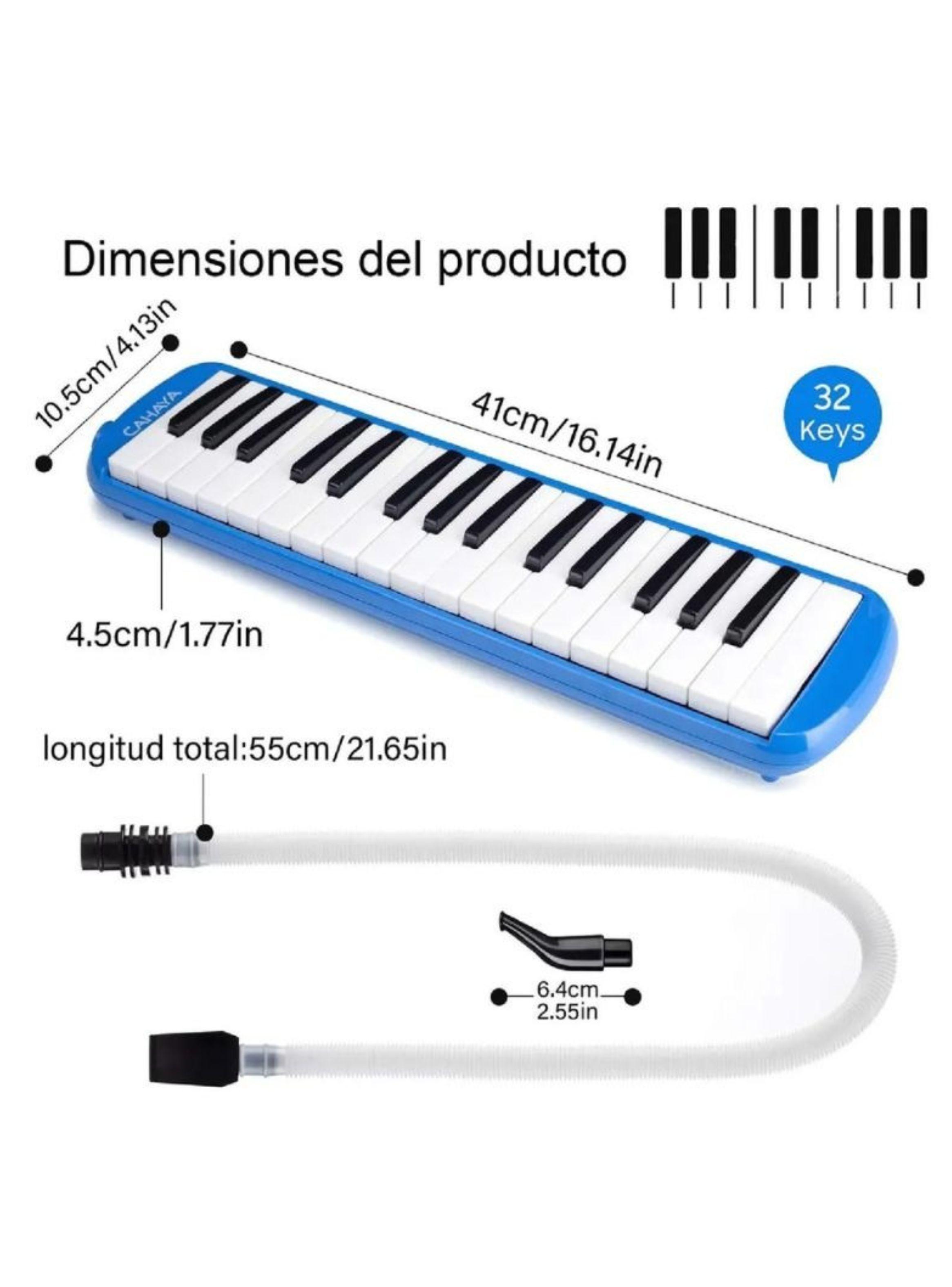 Melódica Instrumento Musical Infantil 32 Teclas Estuche-1