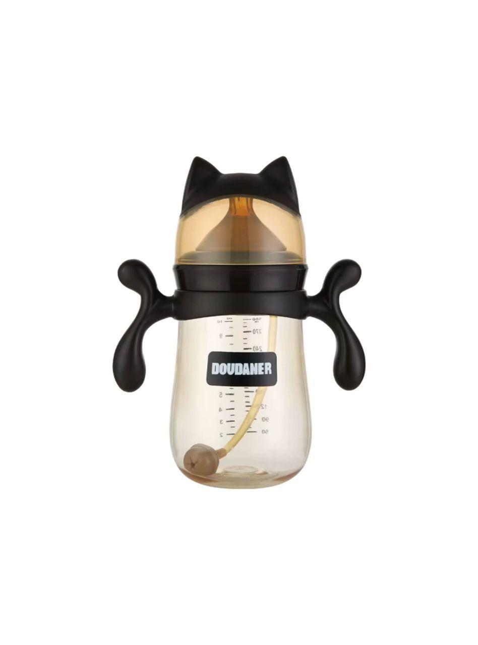 Vaso Entrenador Bebé Diseño Gatito 350ml Con Asas -0