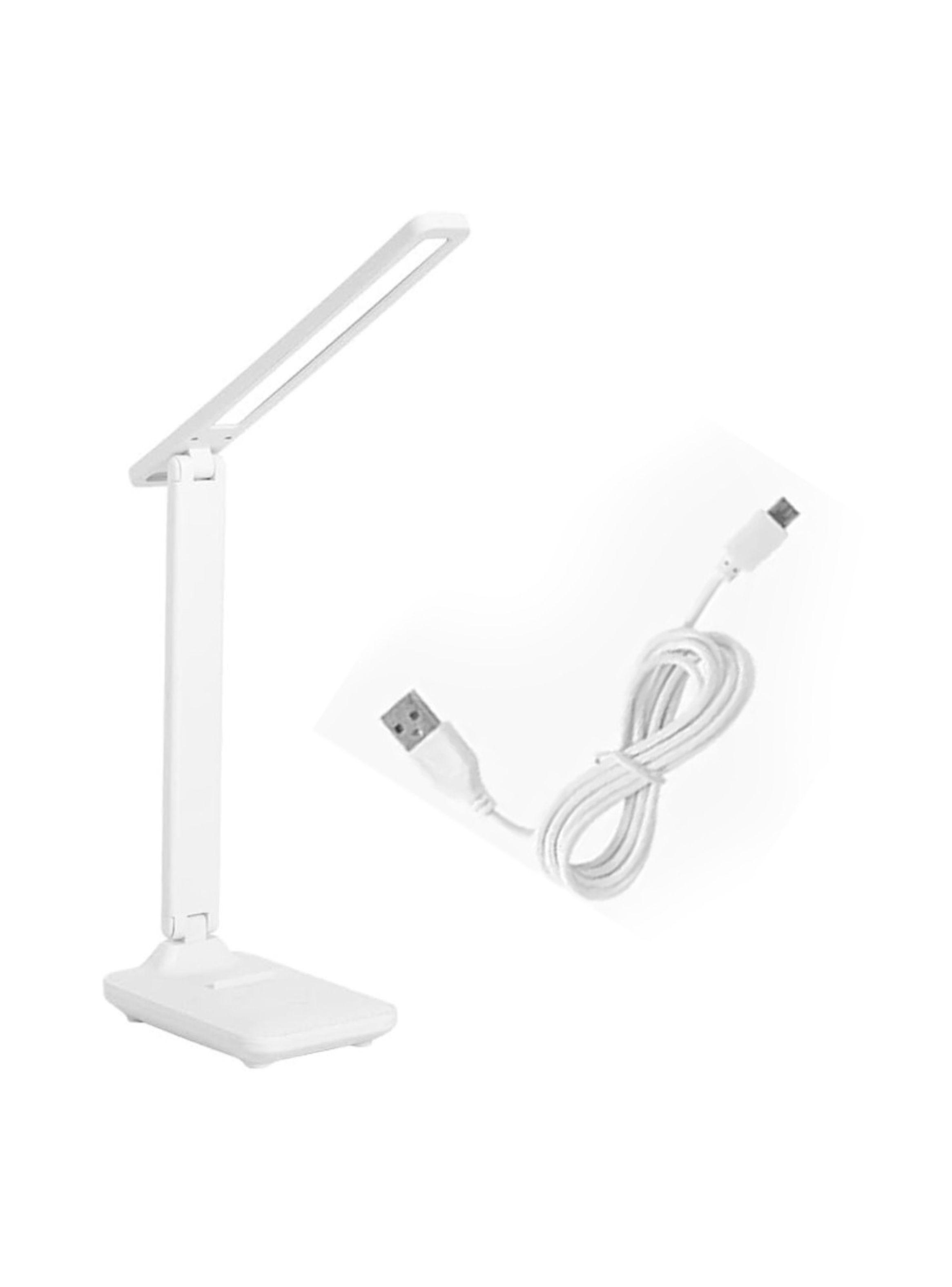Lámpara Led De Escritorio Plegable Táctil Regulable 3 Tonos De Luz-2