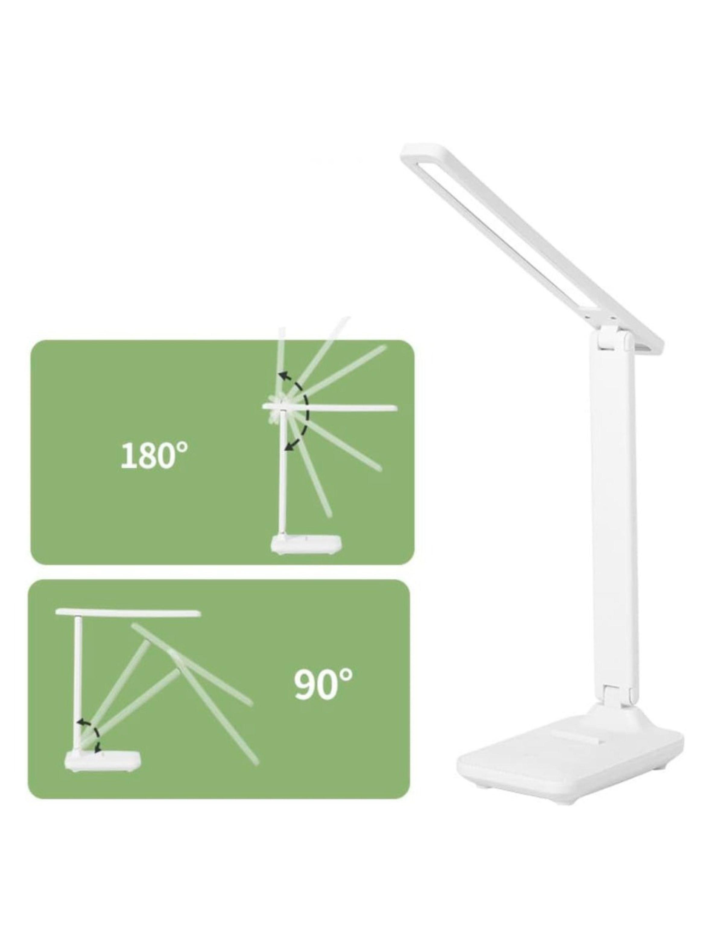 Lámpara Led De Escritorio Plegable Táctil Regulable 3 Tonos De Luz-3