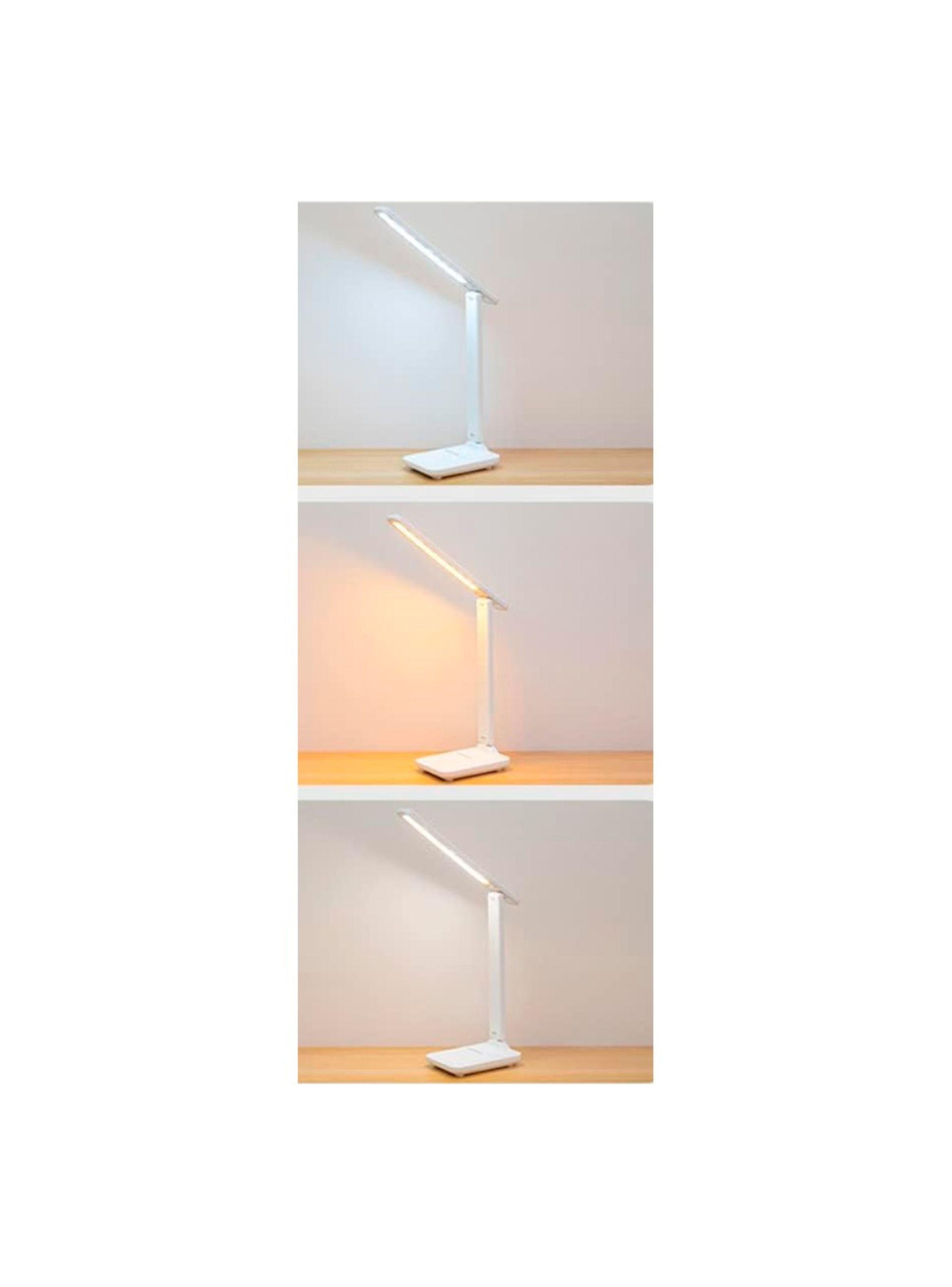 Lámpara Led De Escritorio Plegable Táctil Regulable 3 Tonos De Luz-4