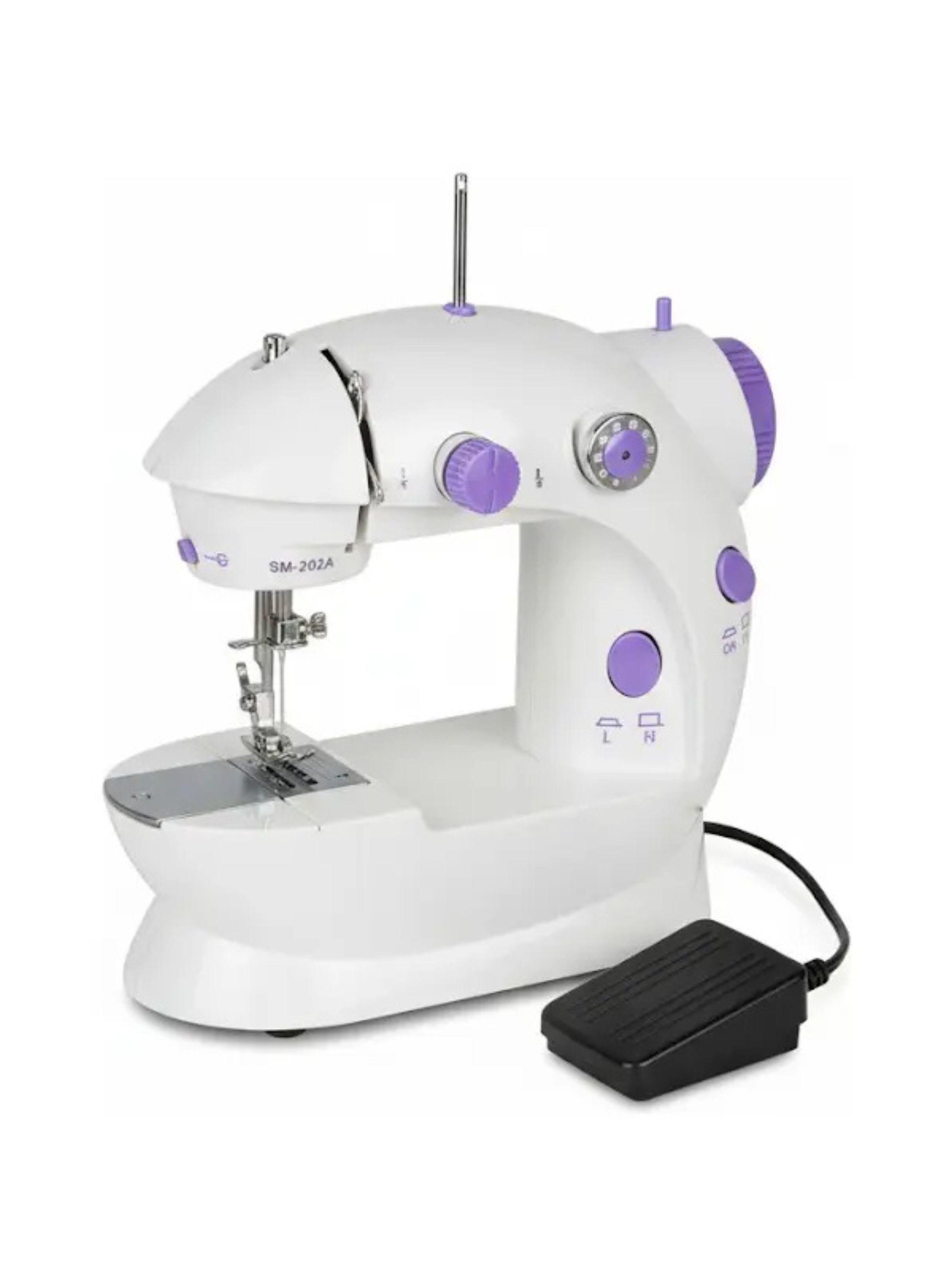 Mini Maquina De Coser Portatil Electrica Pedal-2