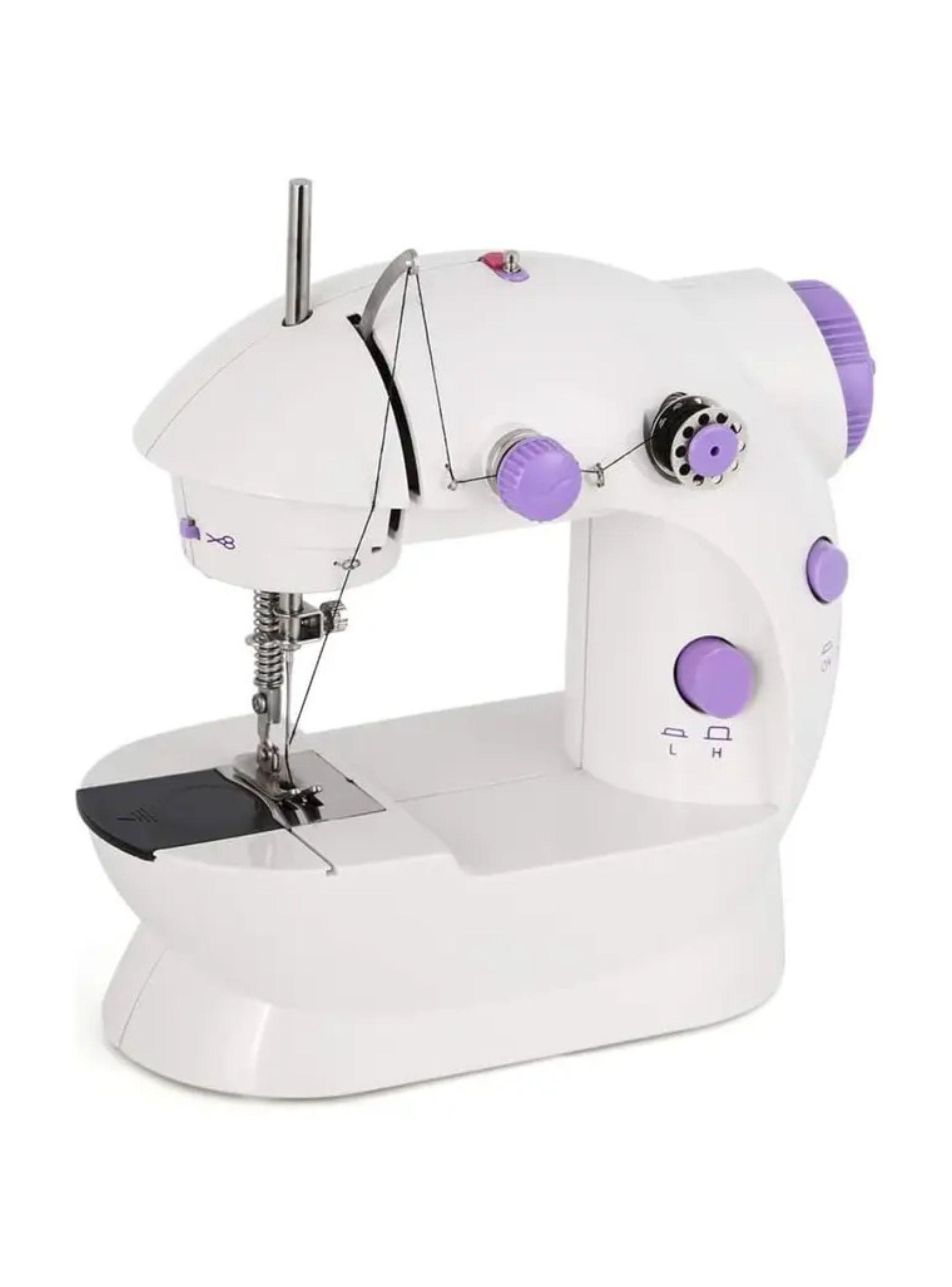 Mini Maquina De Coser Portatil Electrica Pedal-4