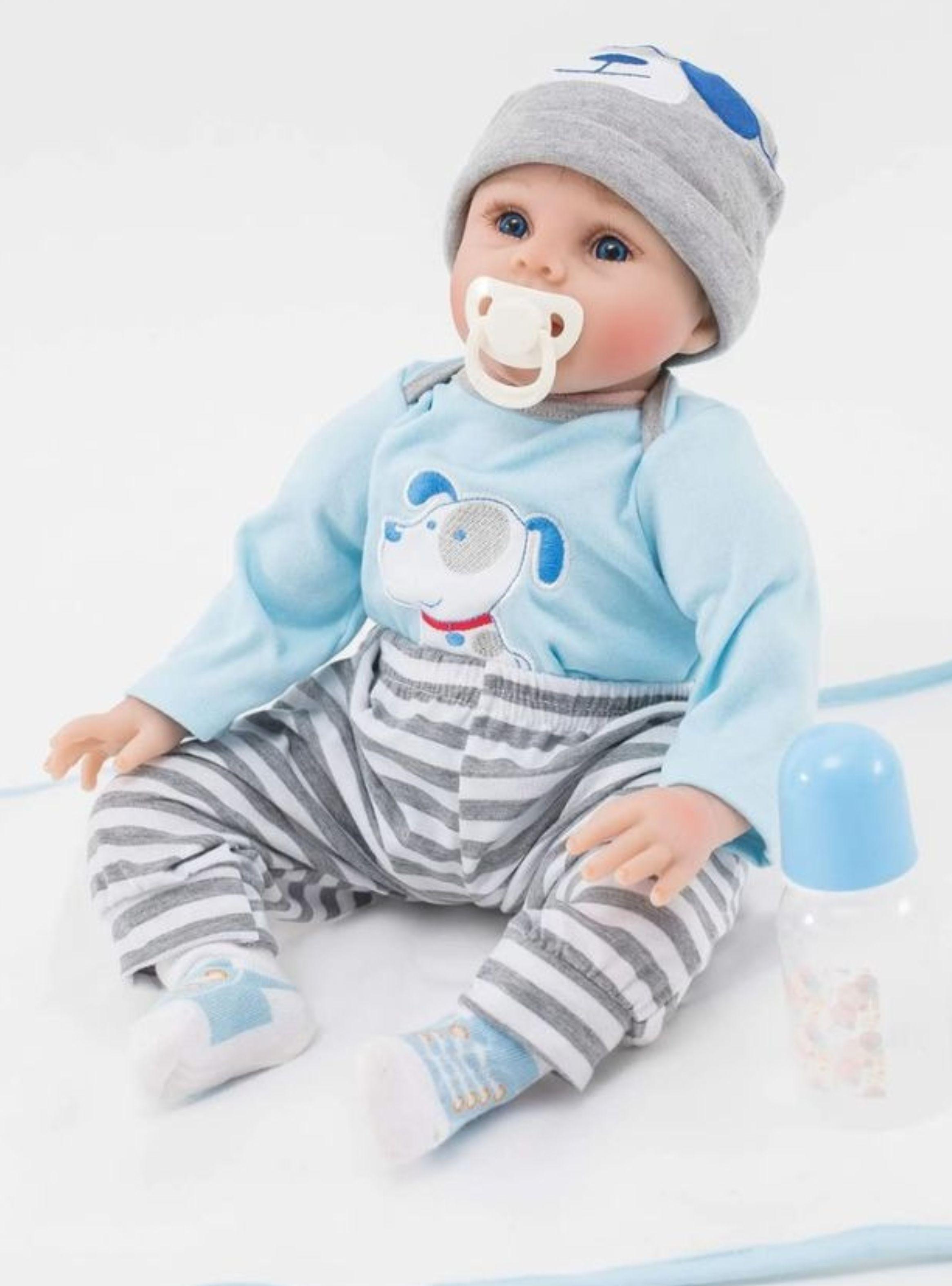  Muñeco Bebé Reborn Realista Silicona Suave-3