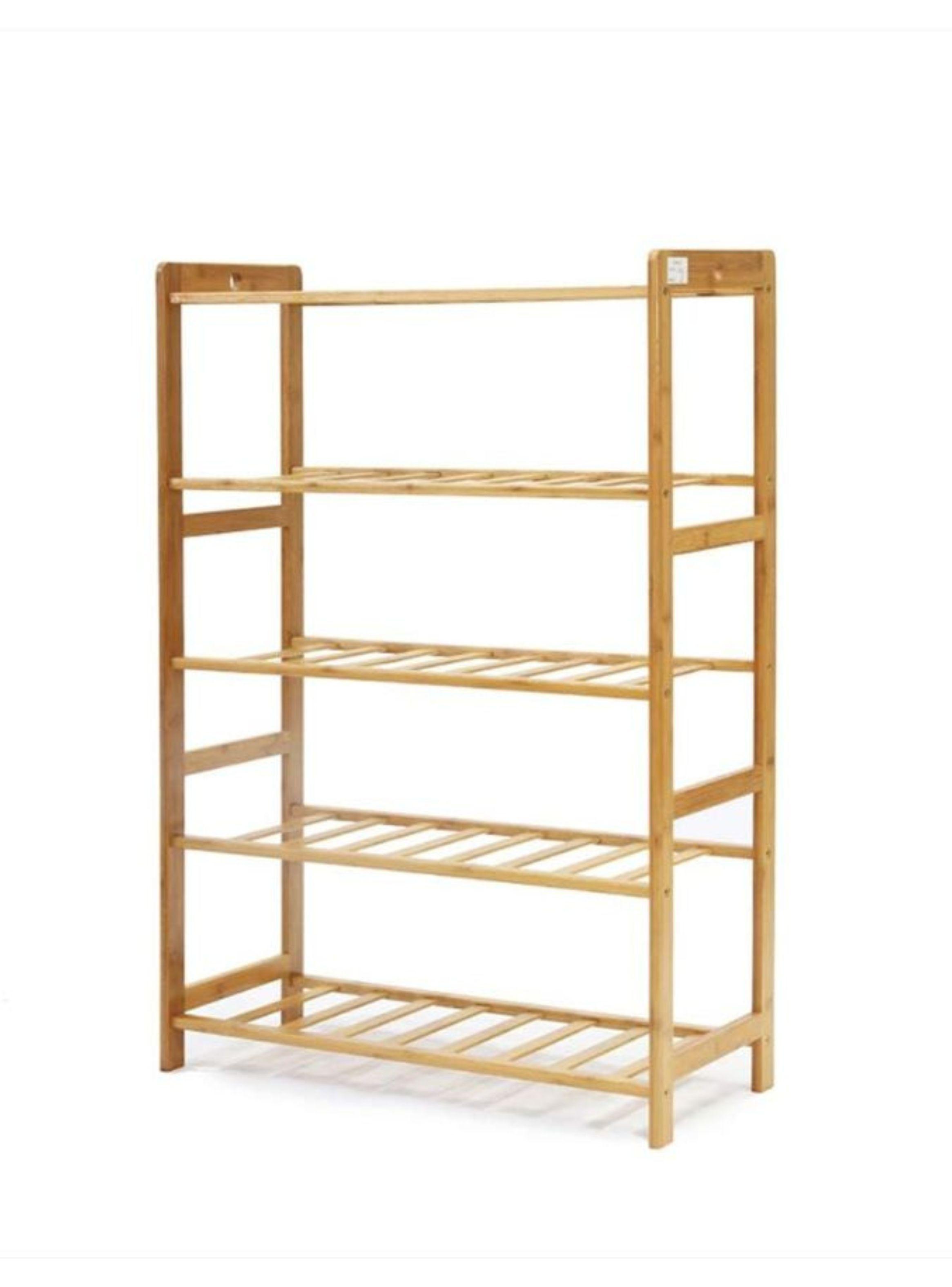 Zapatero Organizador De Zapatos de Madera 5 Pisos-0