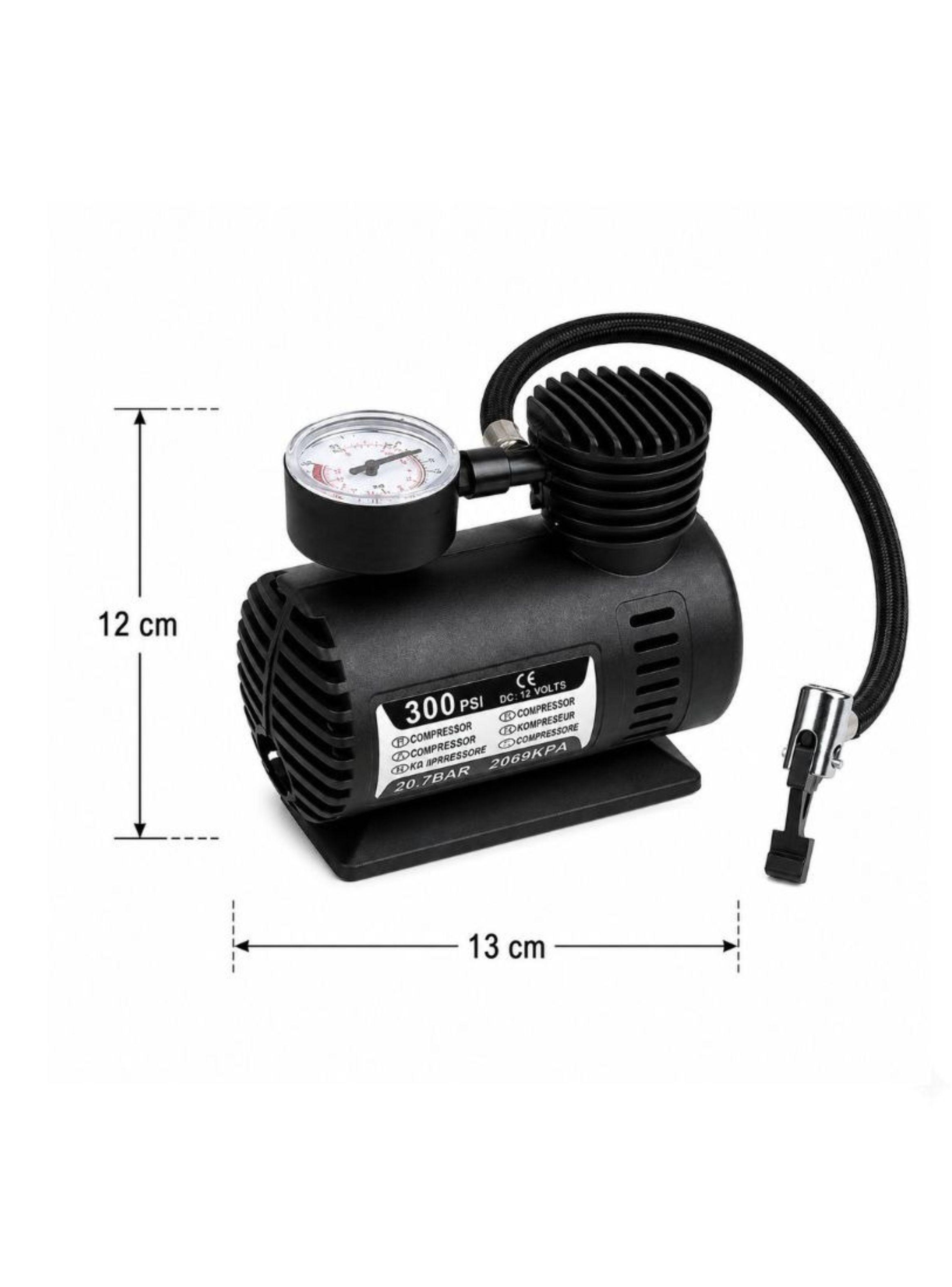  Mini Compresor Aire Portatil 300 Psi Auto Moto Inflador 12v-5
