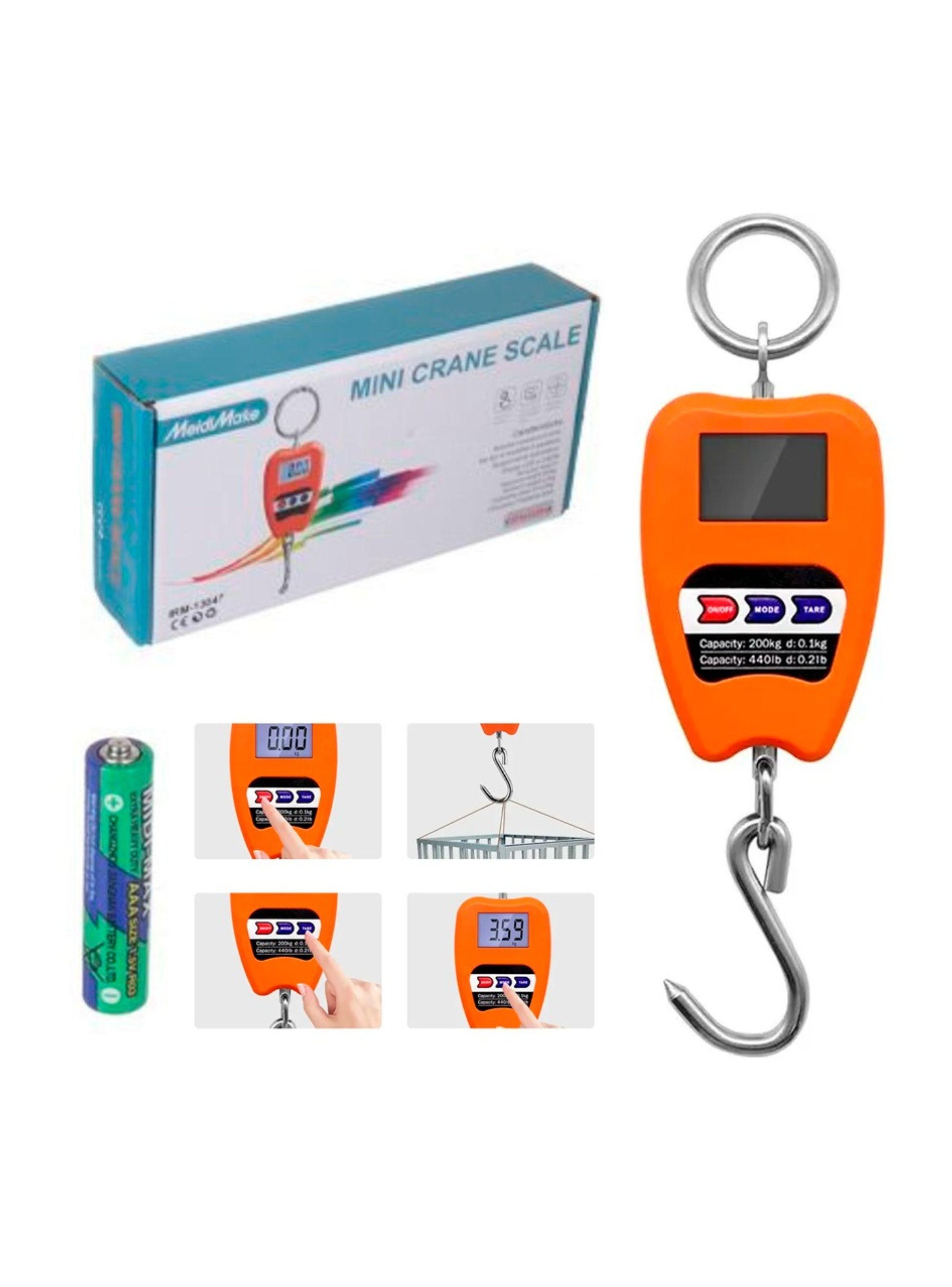 Mini Balanza Electrónica Digital Portátil Colgante Alta Precisión-3