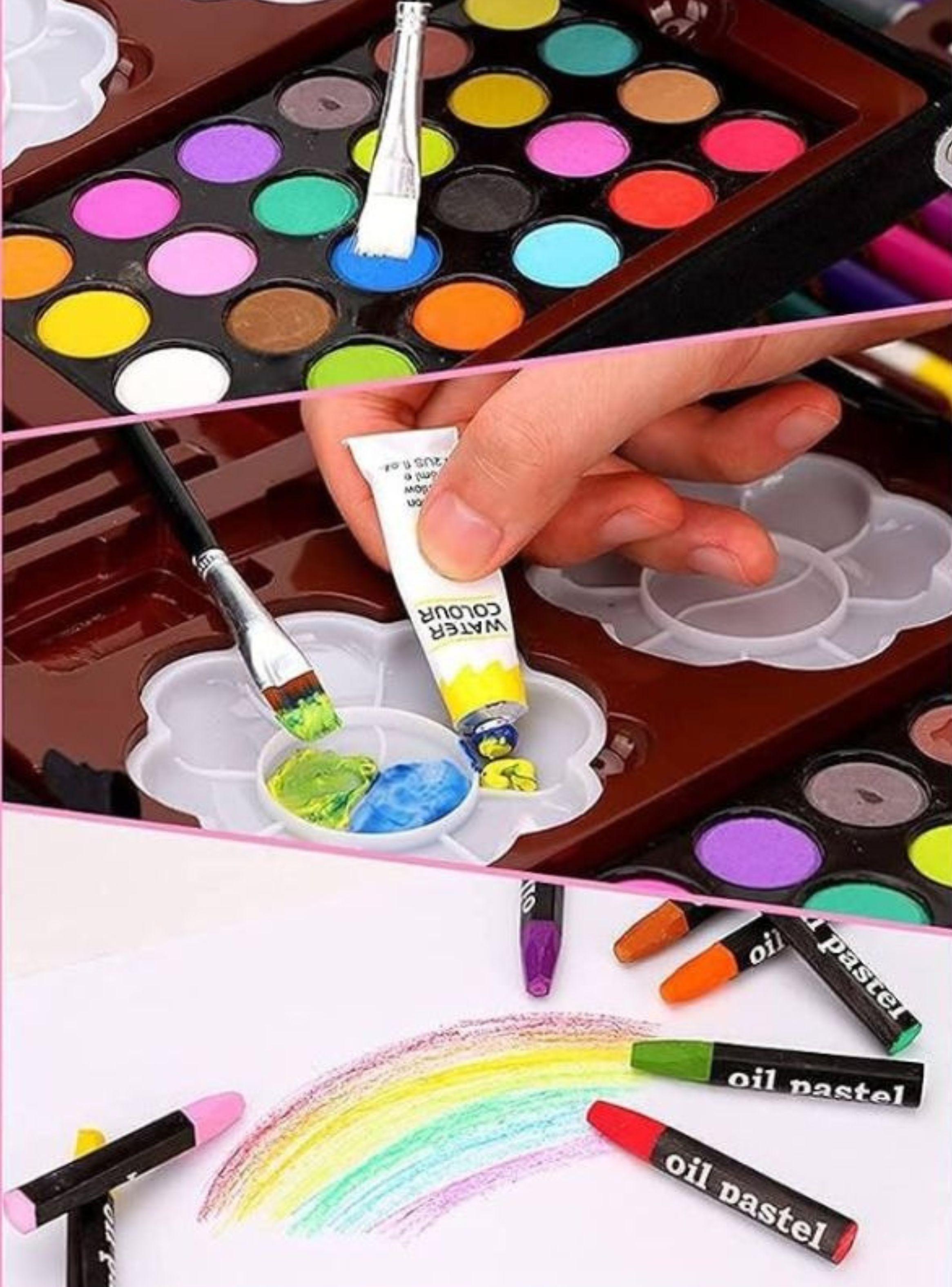 Set De Arte Infantil Maletin Dibujo Pintura Niños-3