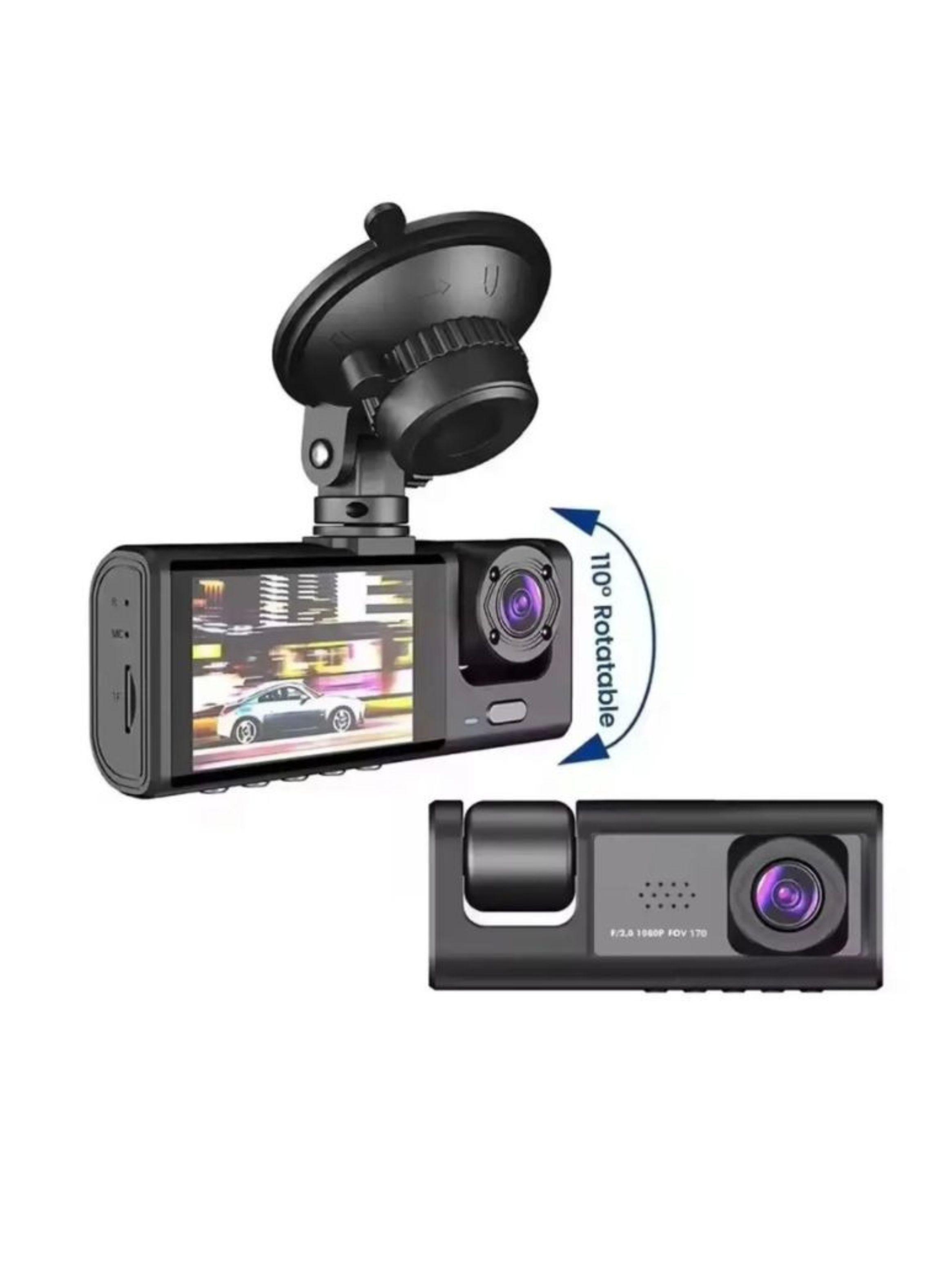 Cámara Para Auto Dash Cam Full HD Rotativa Grabadora DVR-2