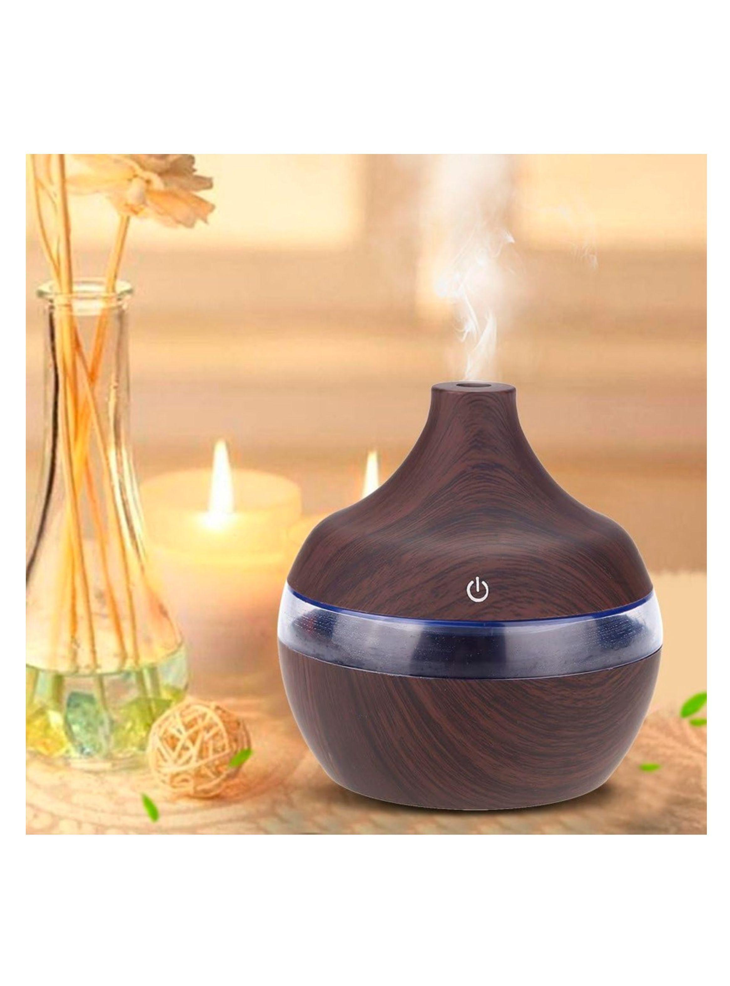 Humificador Difusor De Aroma Multifuncional De Madera -4